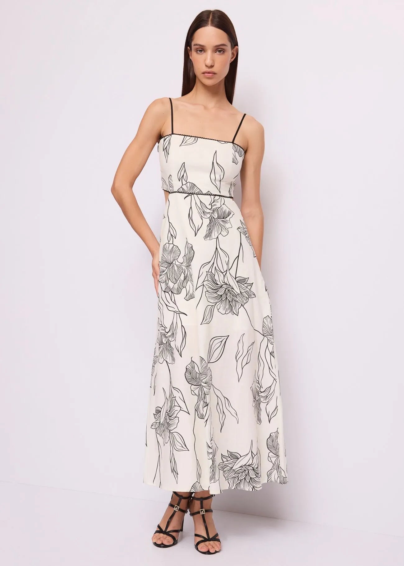 Gaudì Fashion - Abito in lino con stampa floreale - Donna - World Fashion