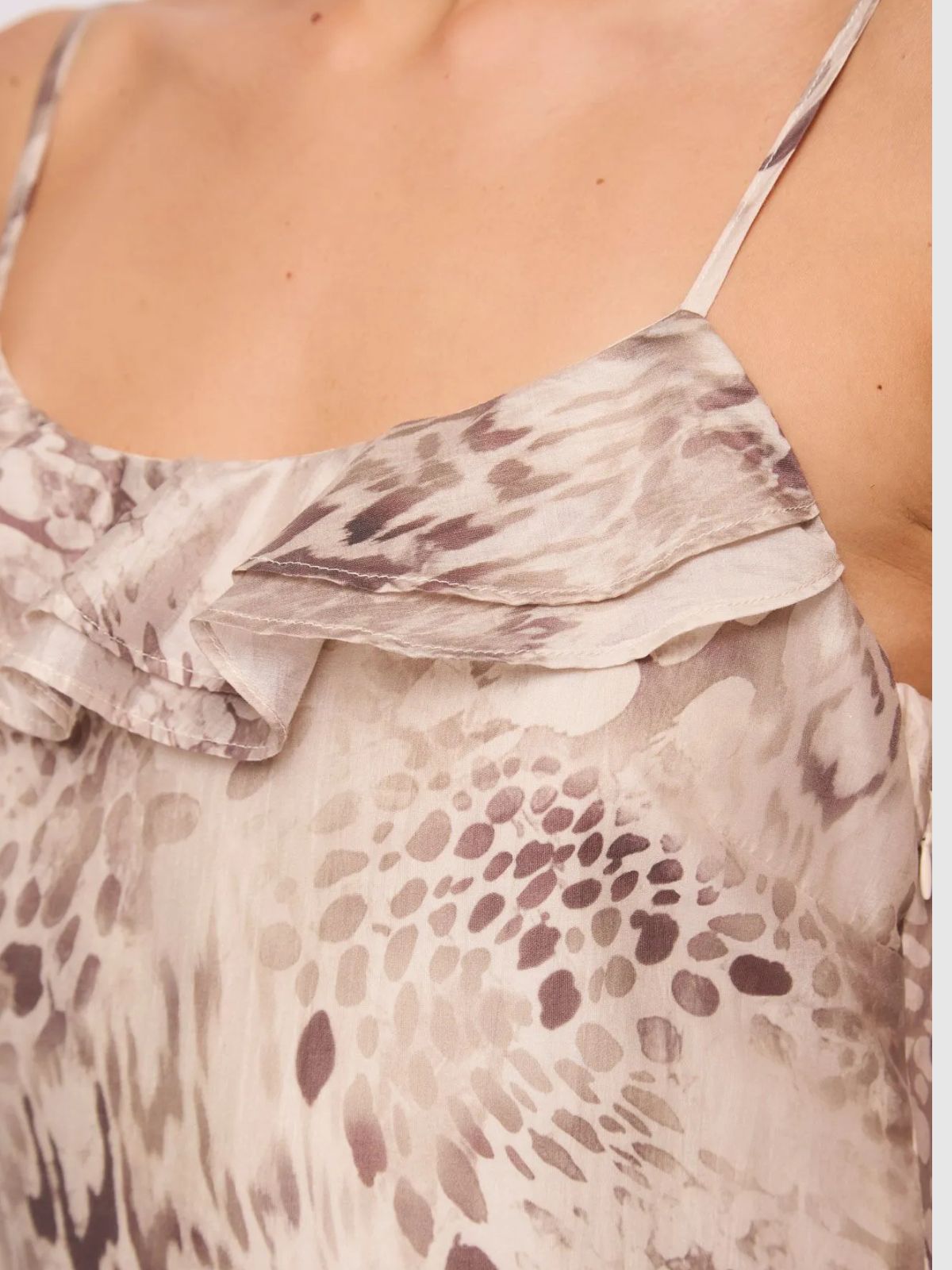 Gaudì Fashion - Abito Lungo Con Spalline Stampato - Donna - World Fashion