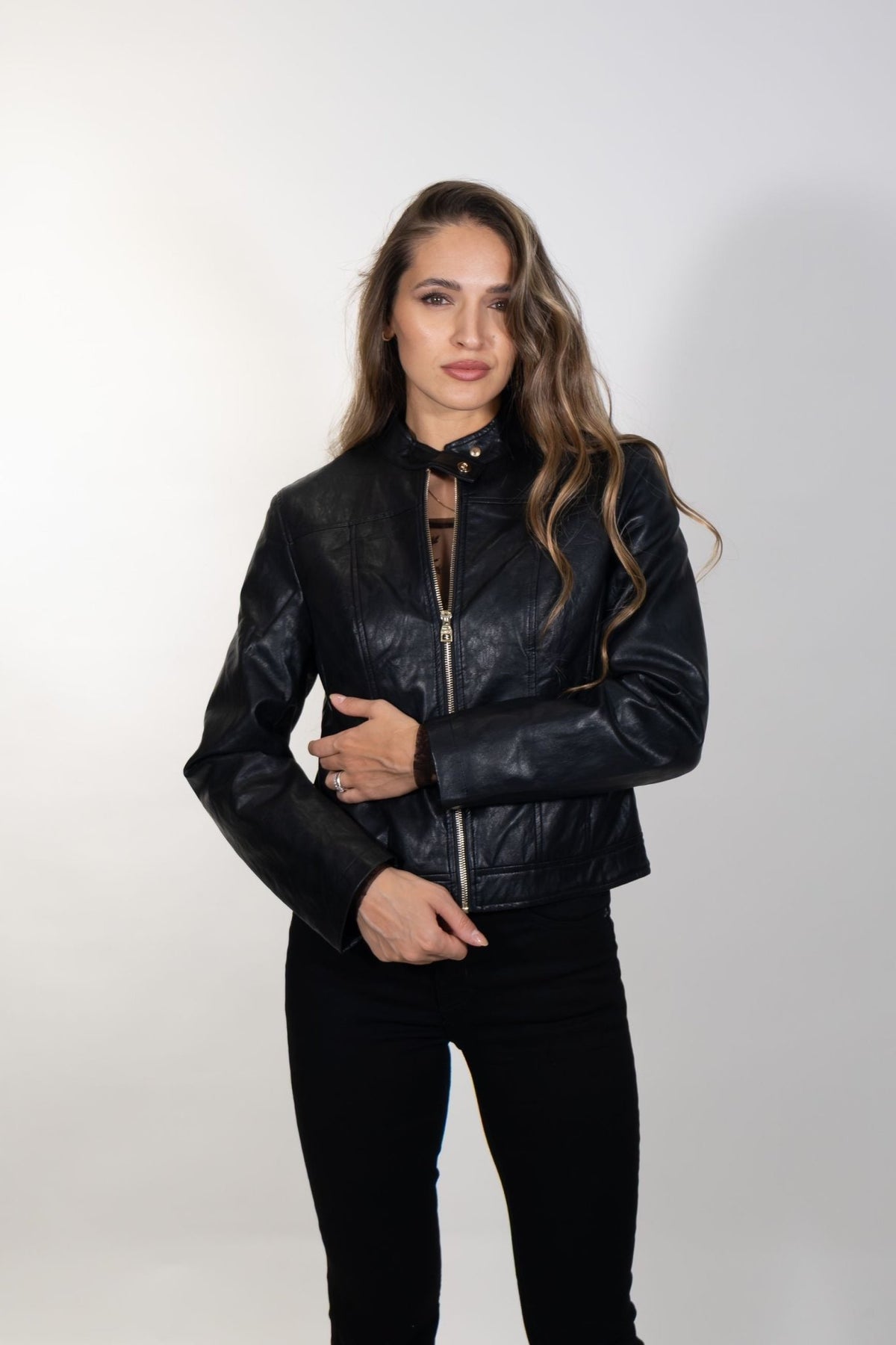Gaudì - Giacca biker ecopelle - Donna - World Fashion