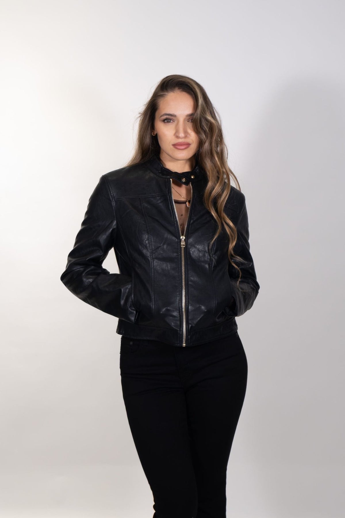 Gaudì - Giacca biker ecopelle - Donna - World Fashion