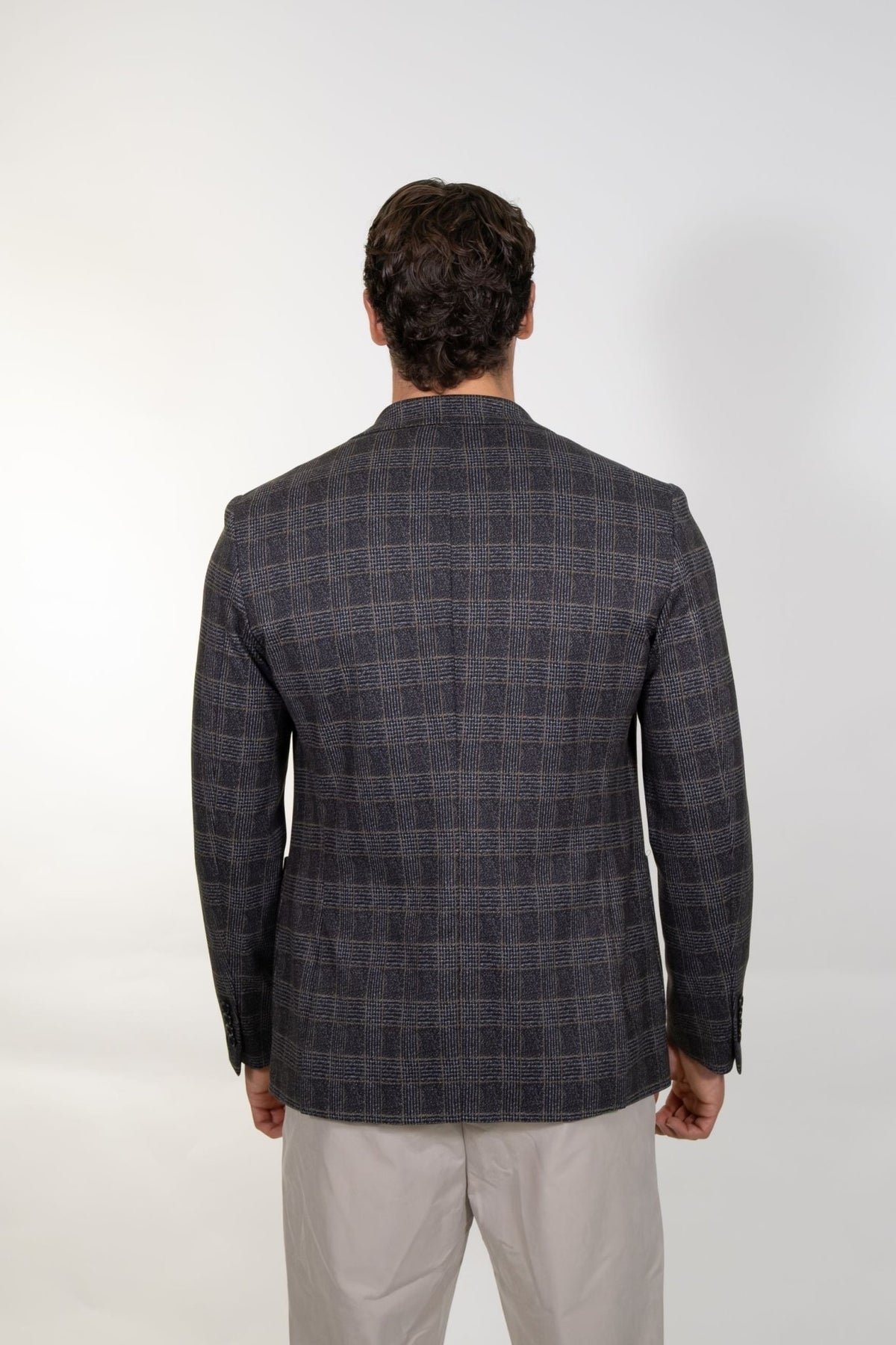 Gaudì - Giacca monopetto fantasia a quadri - Uomo - World Fashion