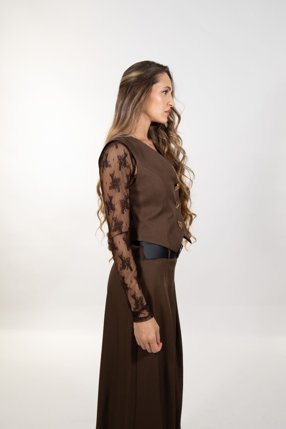 Gaudì - Gilet monopetto con scollo a V - Donna - World Fashion