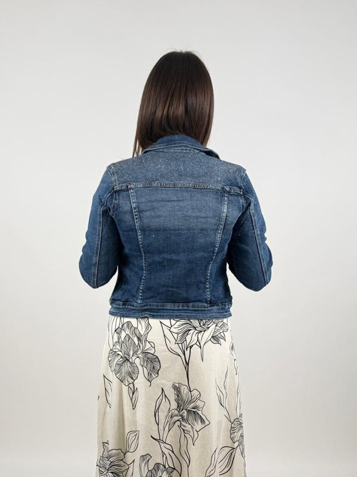 Gaudì - Giubbino Denim con stras - Donna - World Fashion