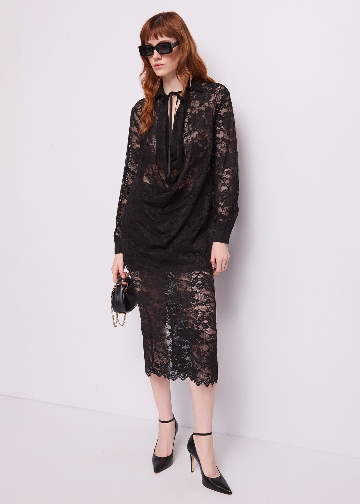 Gaudì - Gonna longuette in pizzo - Donna - World Fashion