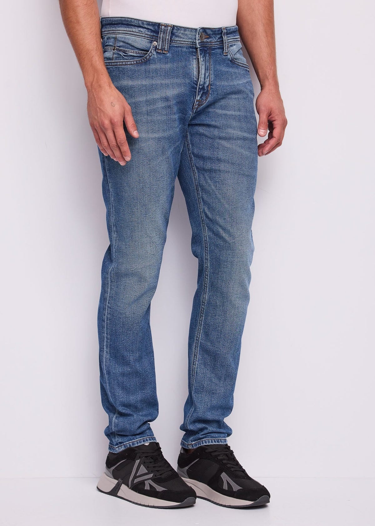 Gaudì - Jeans slim fit effetto vintage - Uomo - World Fashion