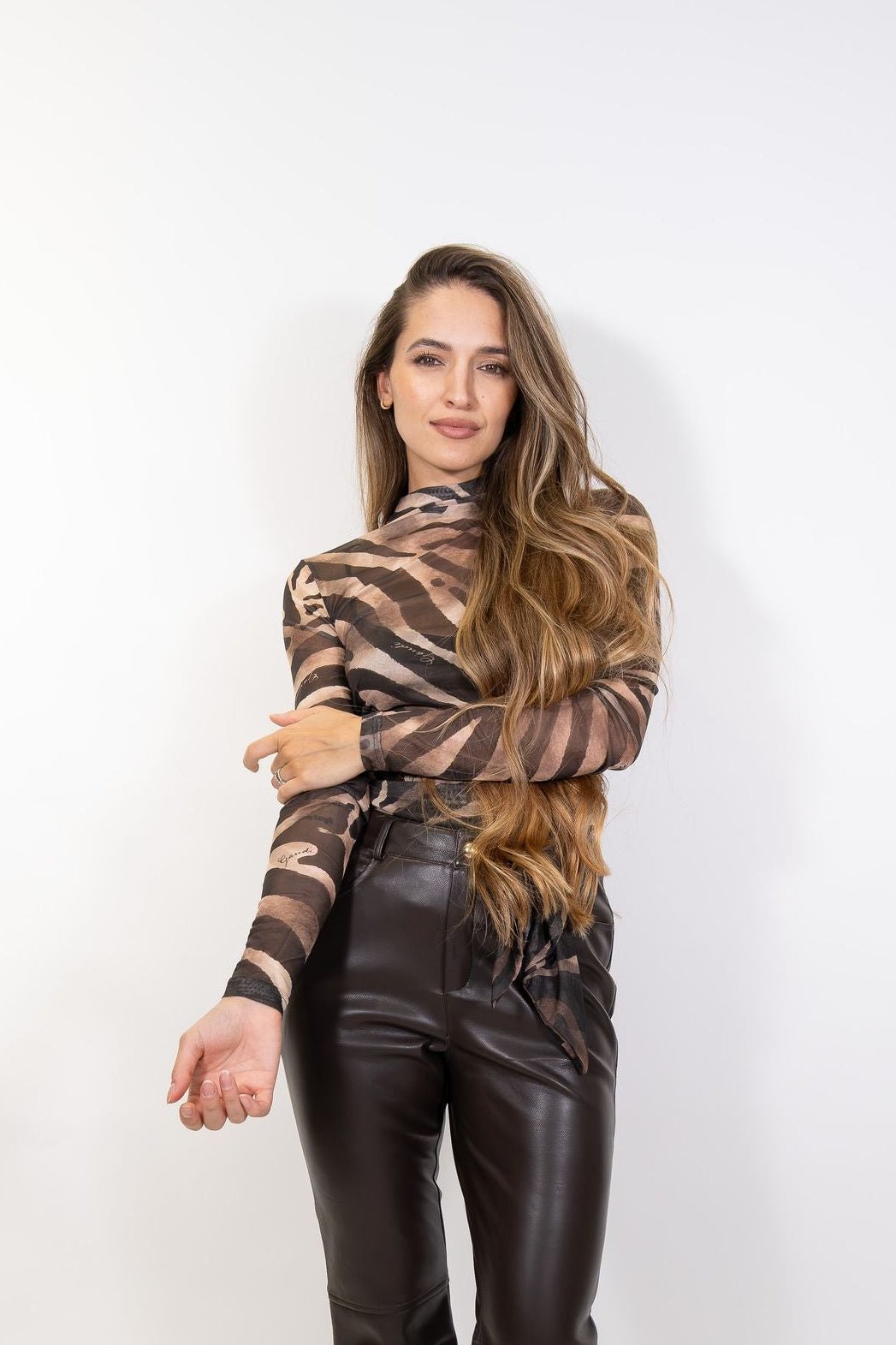 Gaudì - Maglia animalier con collo alto - Donna - World Fashion