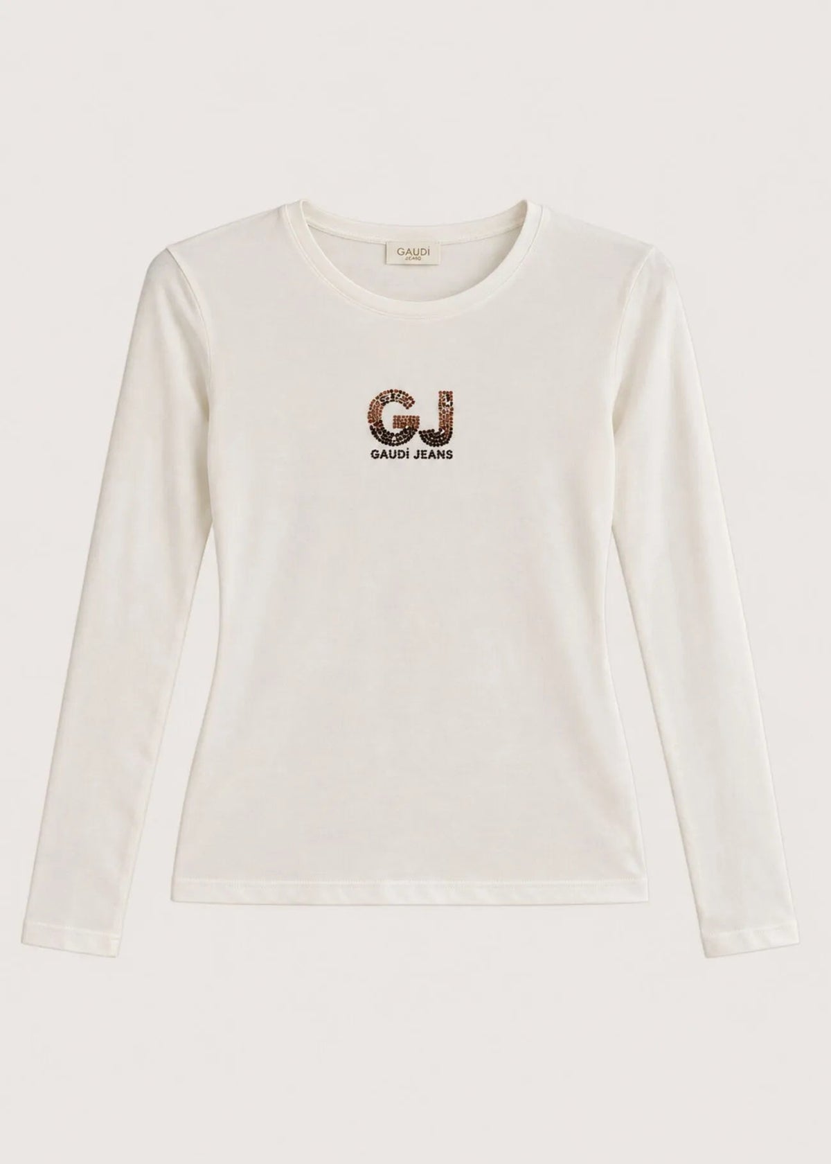 Gaudì - Maglia girocollo con strass - Donna - World Fashion