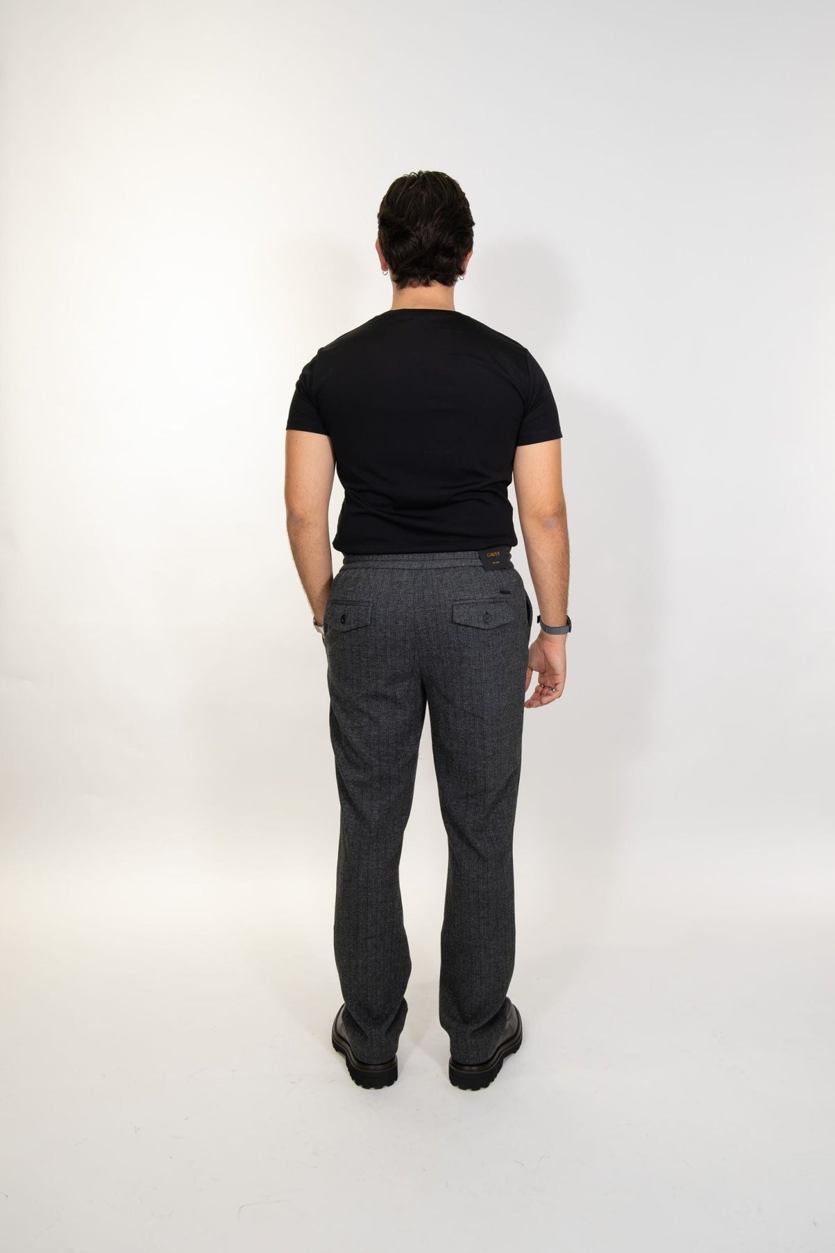 Gaudì - Pantalone Antracite con coulisse - Uomo - World Fashion