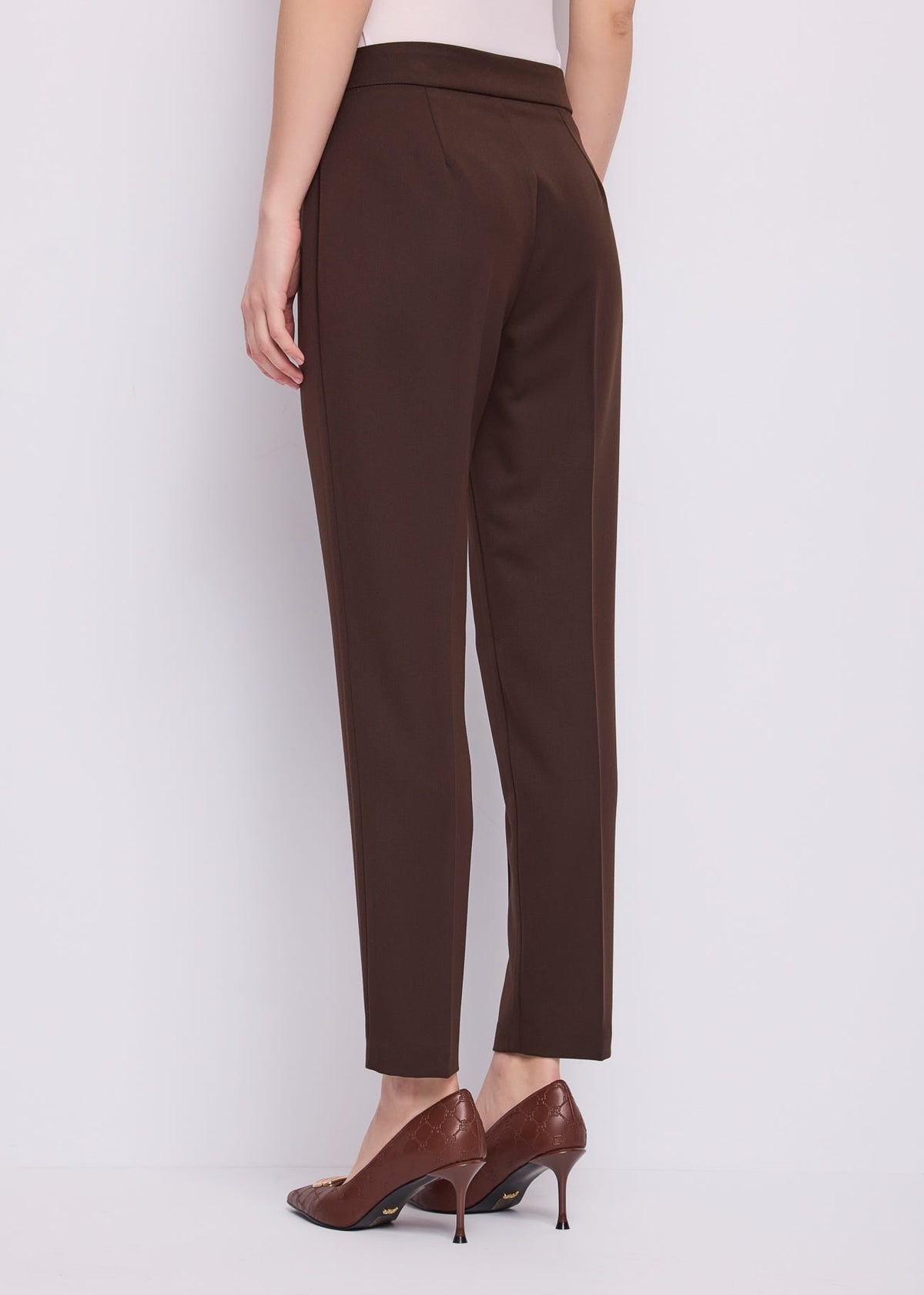 Gaudì - Pantalone cropped con piega - Donna - World Fashion