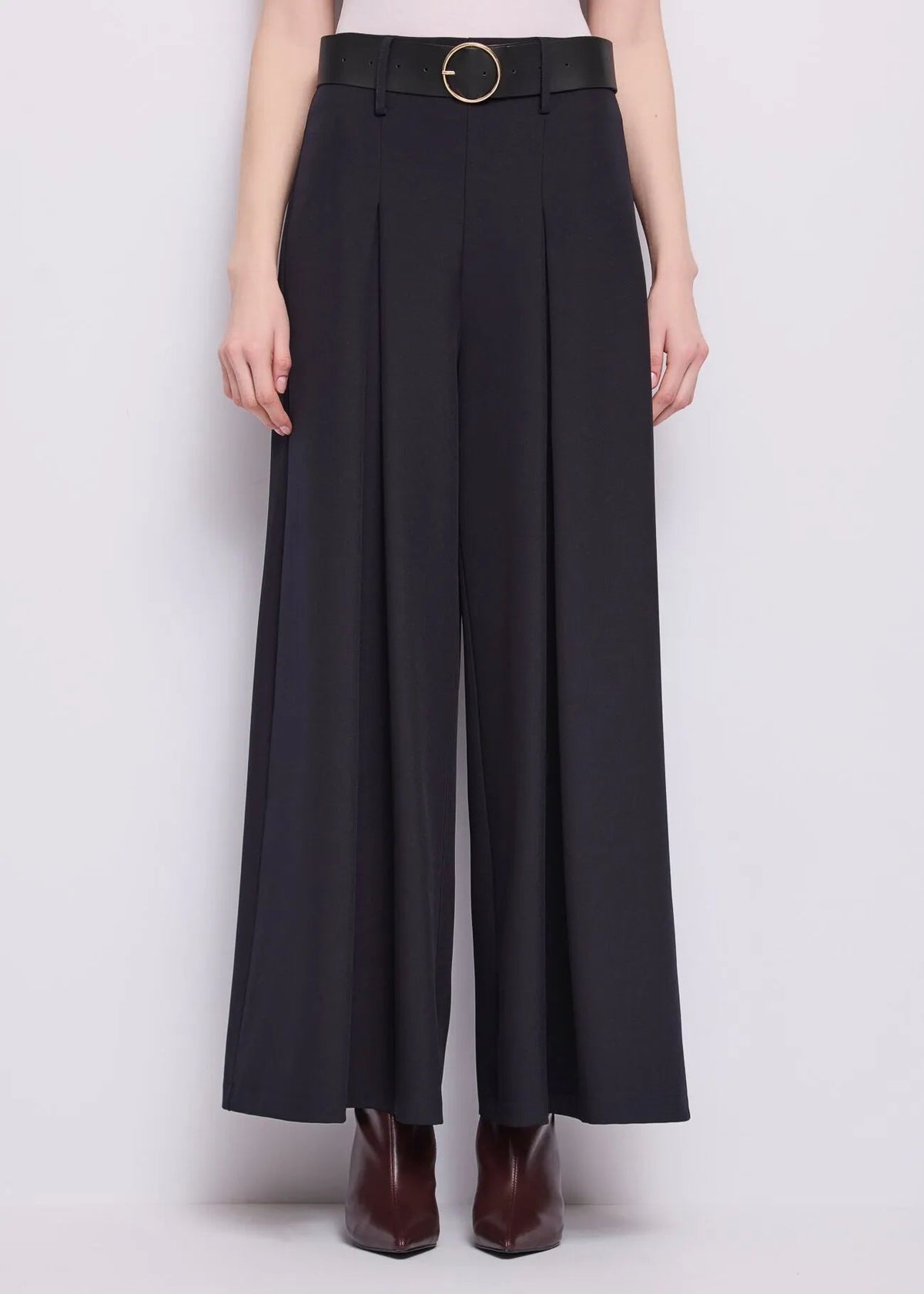 Gaudì - Pantaloni a palazzo con cintura - Donna - World Fashion