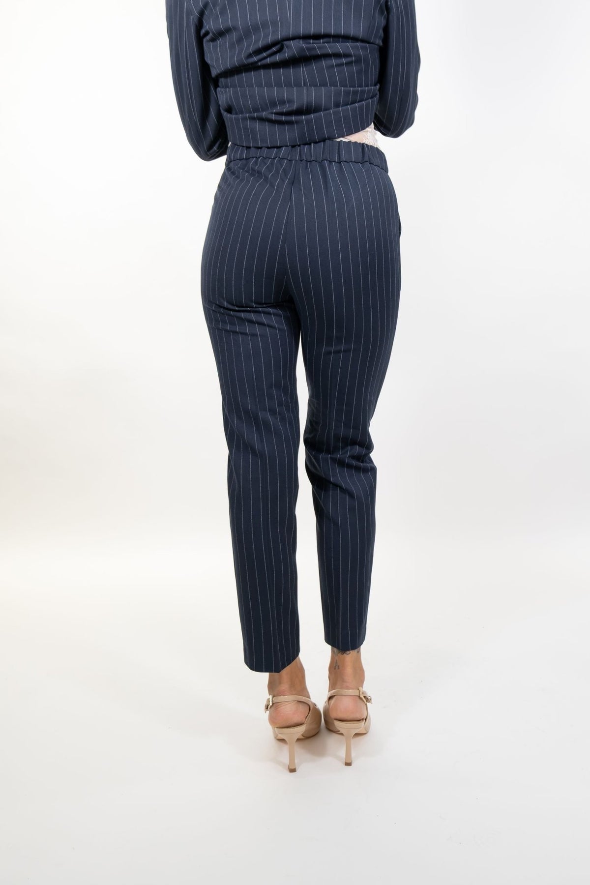 Gaudì - Pantaloni a sigaretta a righe - Donna - World Fashion