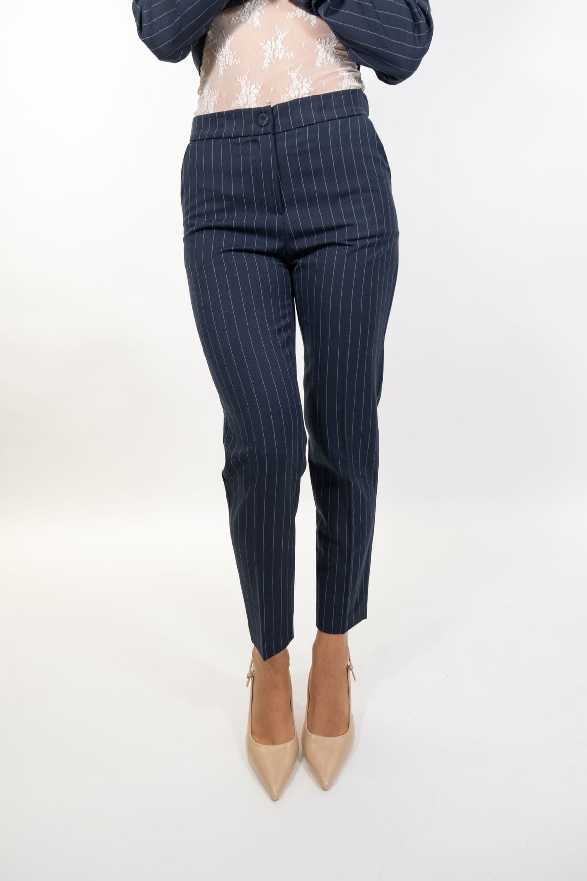 Gaudì - Pantaloni a sigaretta a righe - Donna - World Fashion