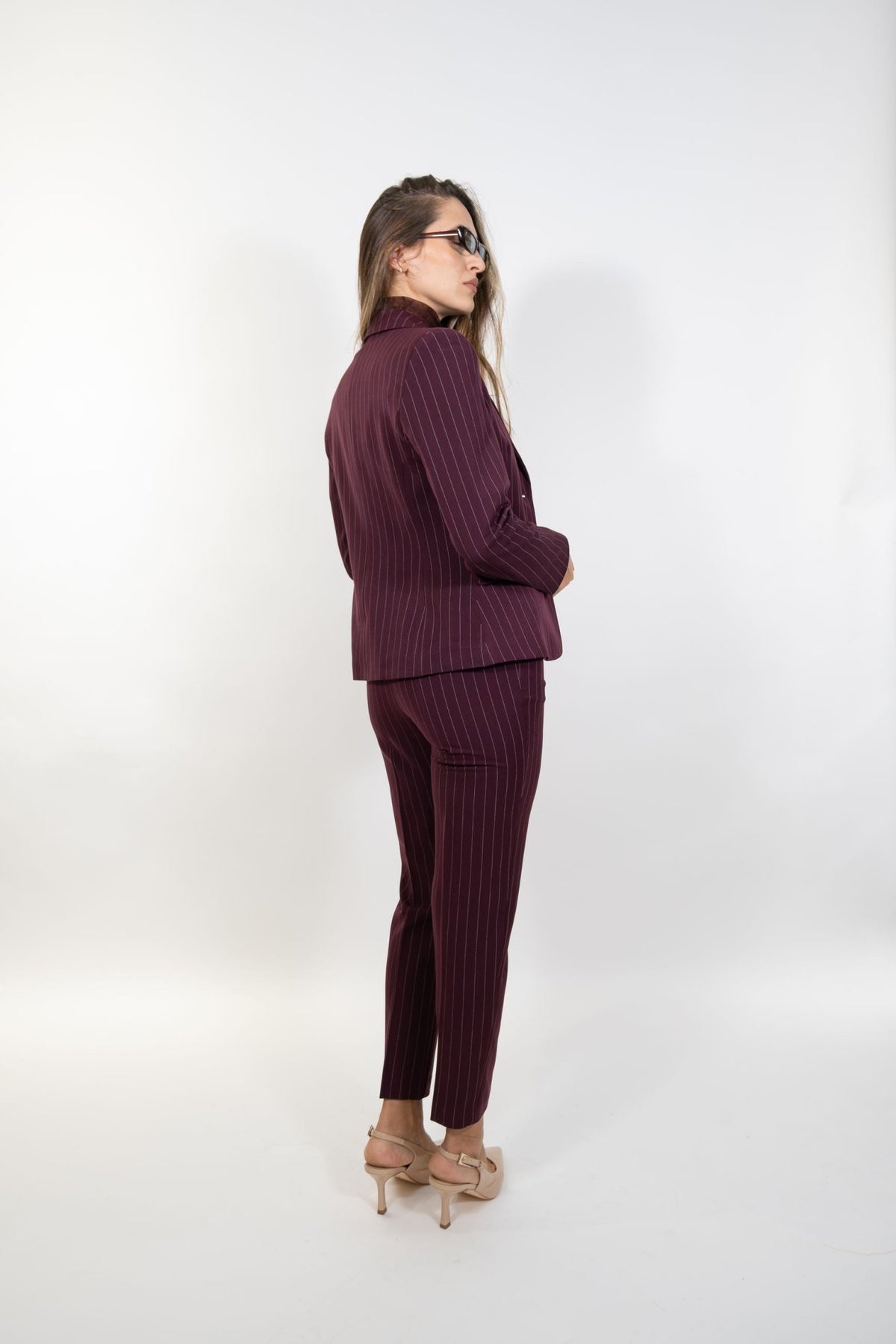 Gaudì - Pantaloni a sigaretta a righe - Donna - World Fashion