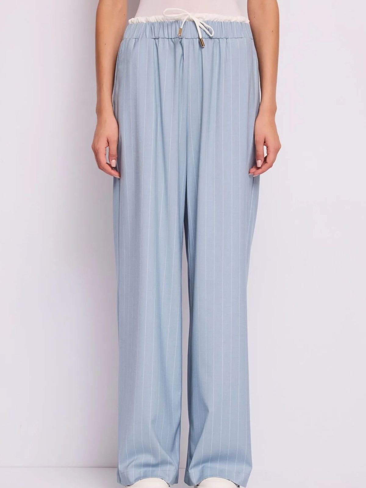 Gaudì - Pantaloni in viscosa gessata - Donna - World Fashion