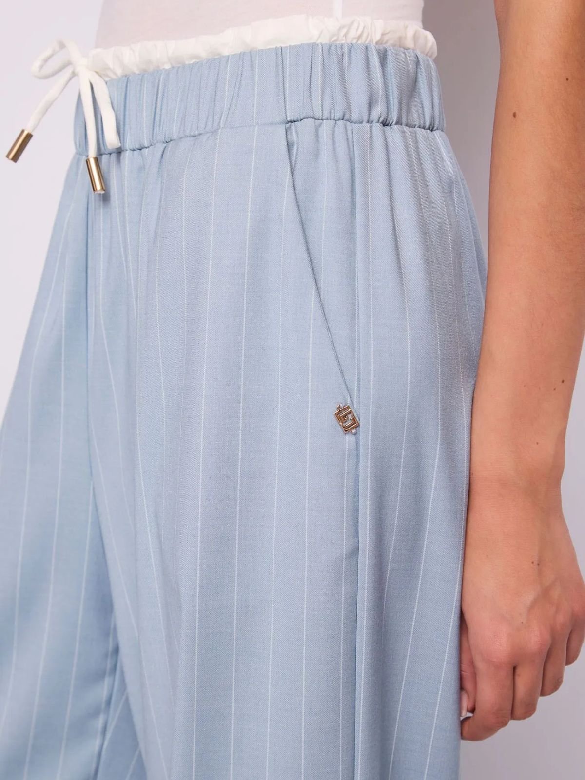 Gaudì - Pantaloni in viscosa gessata - Donna - World Fashion