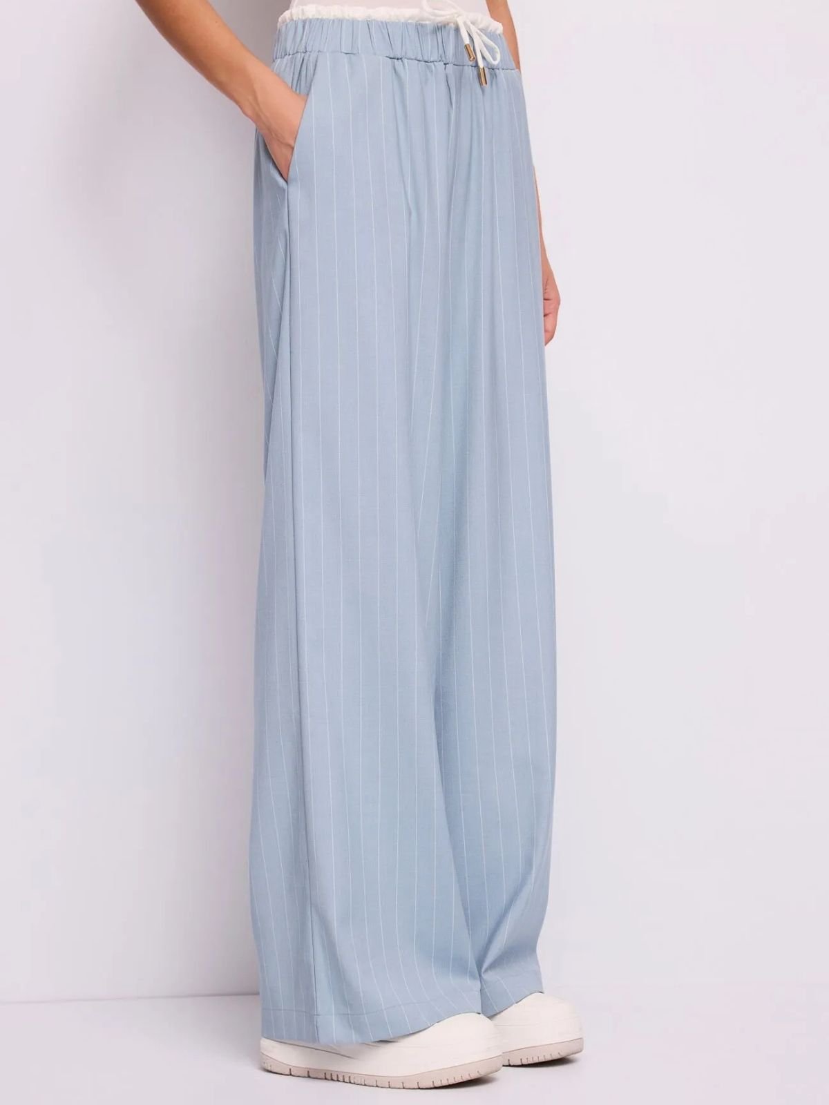 Gaudì - Pantaloni in viscosa gessata - Donna - World Fashion