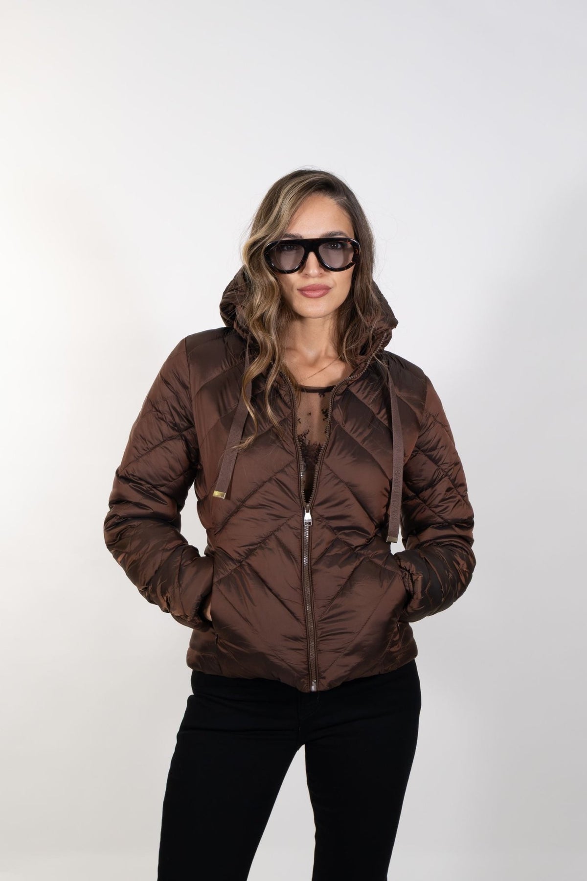 Gaudì - Piumino in nylon con cappuccio - Donna - World Fashion