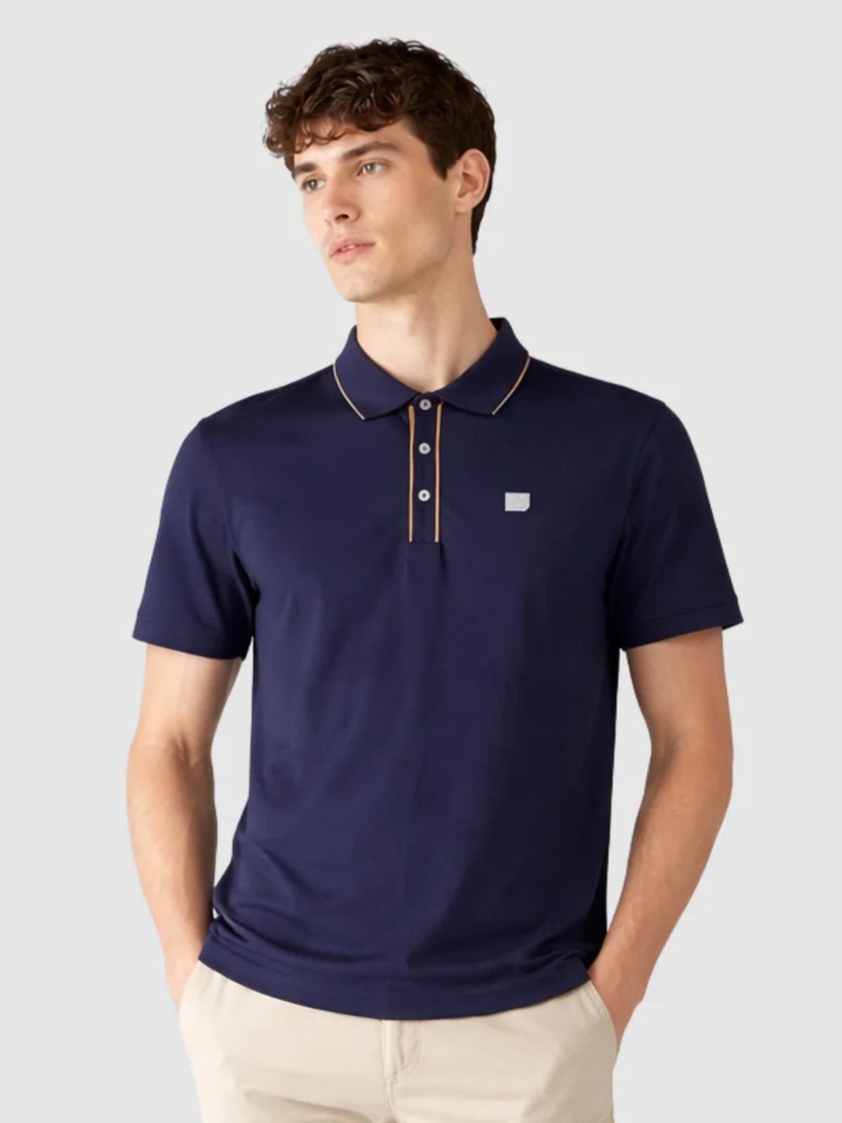 Gaudì - Polo maniche corte con bottoni in madre perla - Uomo - World Fashion