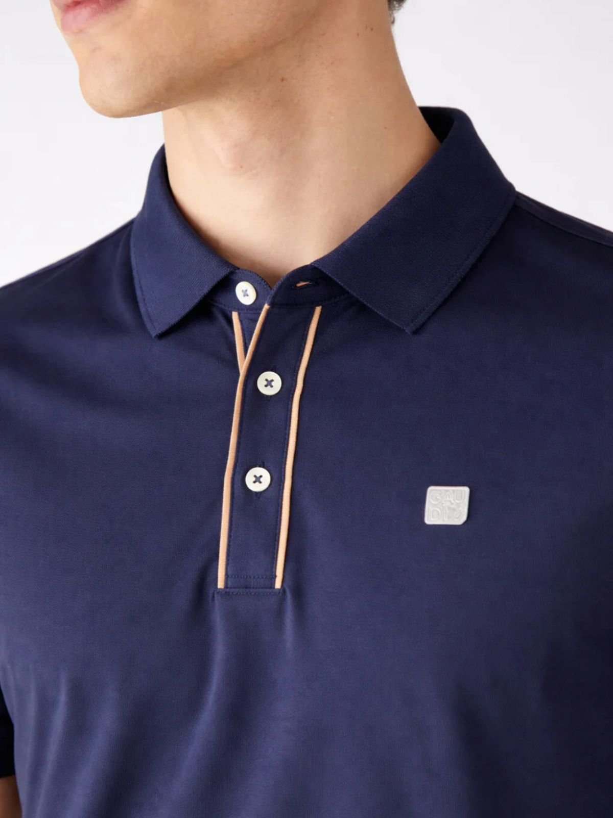 Gaudì - Polo maniche corte con bottoni in madre perla - Uomo - World Fashion