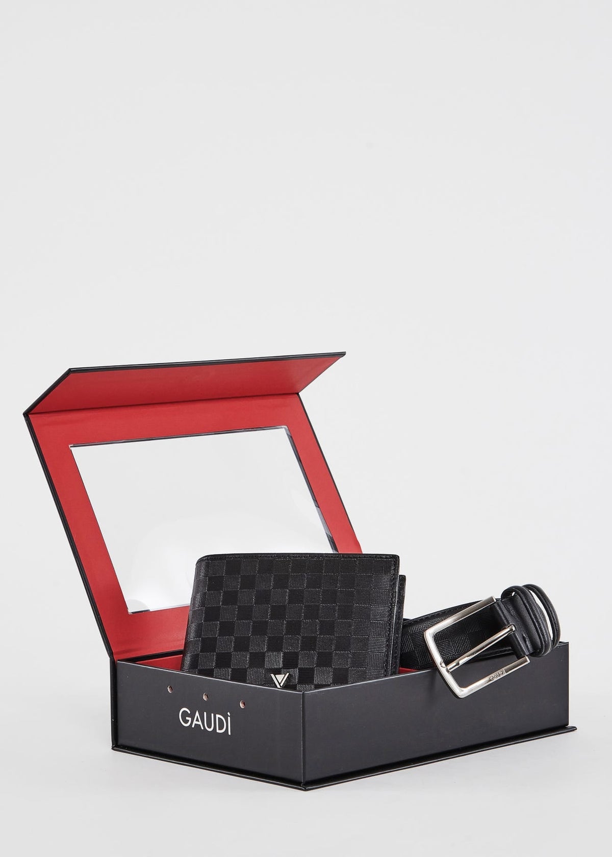 Gaudì - Set Cintura + Portafoglio - Linea Man Gift Box - Uomo - World Fashion