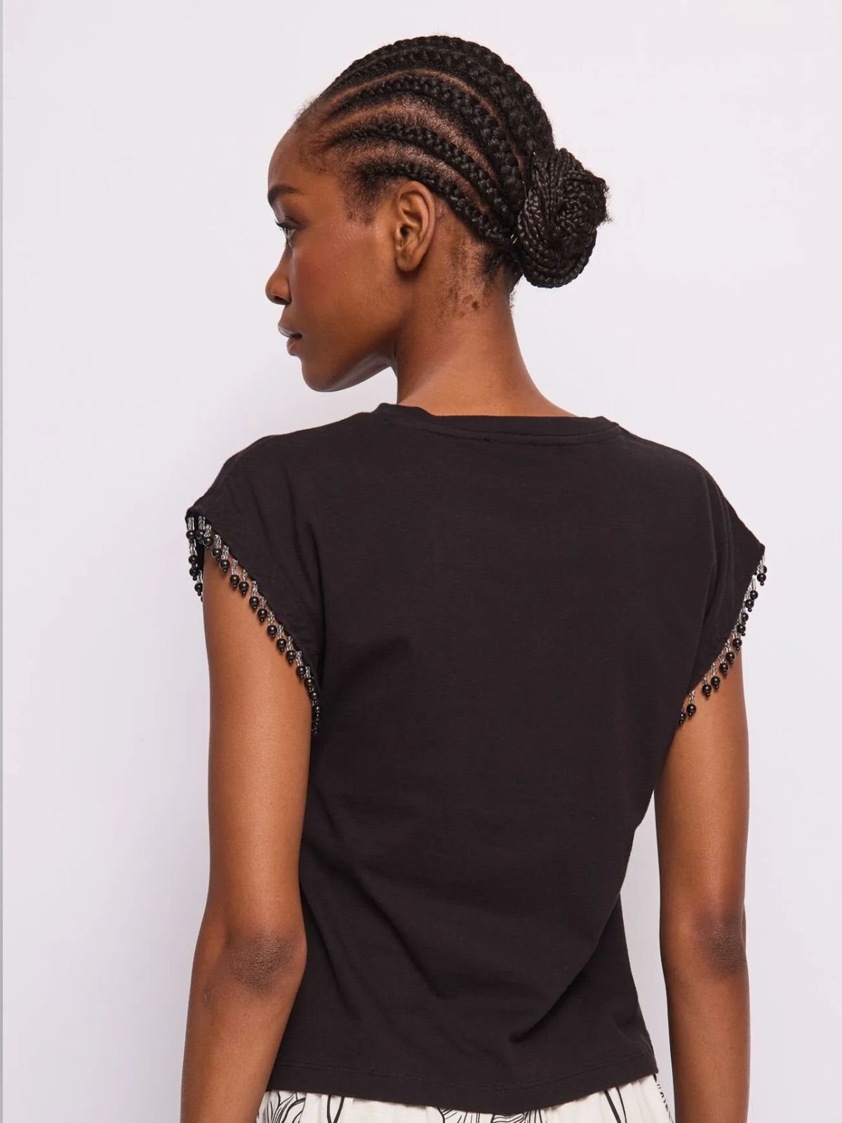 Gaudì - T-Shirt con frange gioiello - Donna - World Fashion