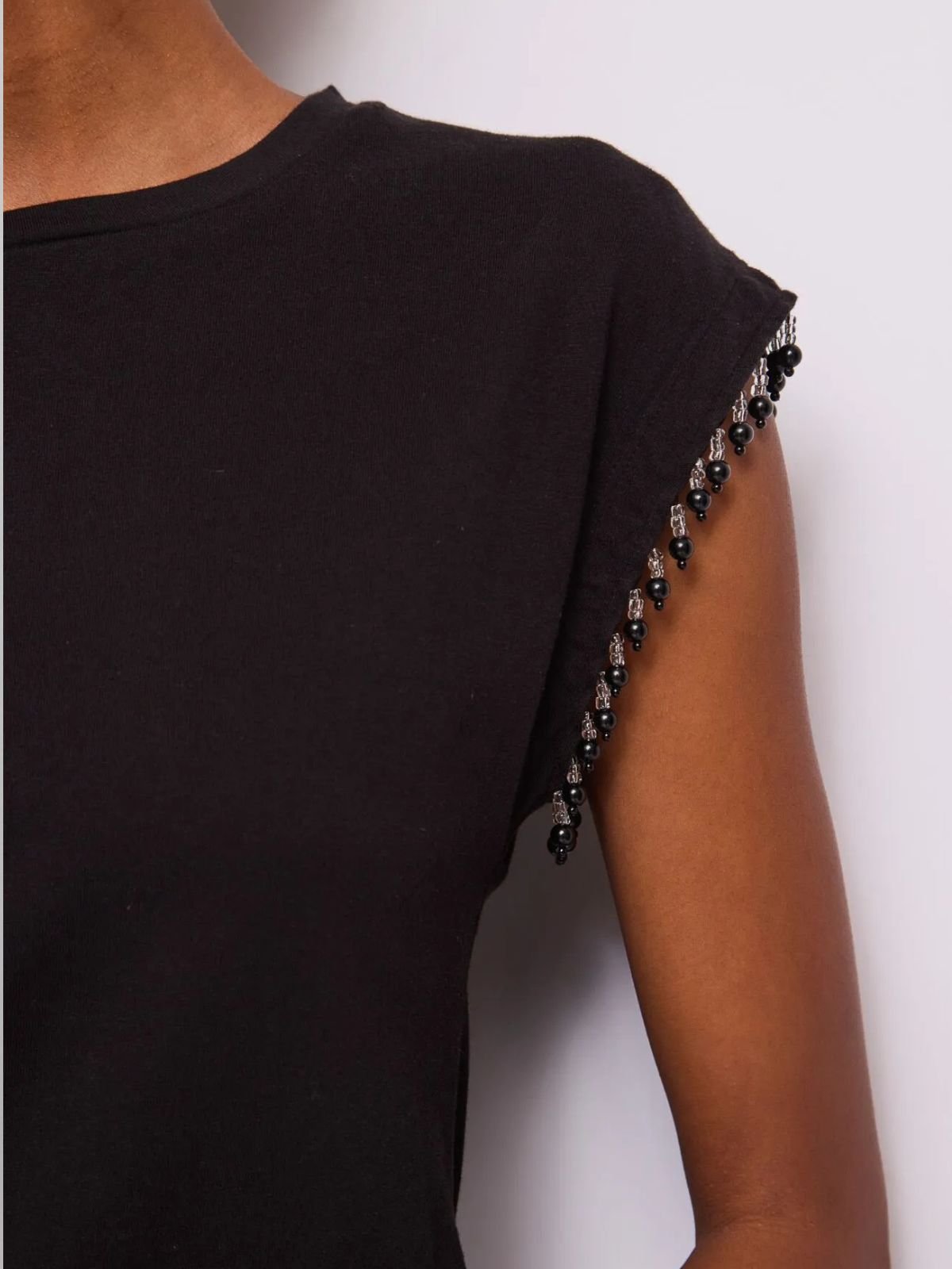 Gaudì - T-Shirt con frange gioiello - Donna - World Fashion