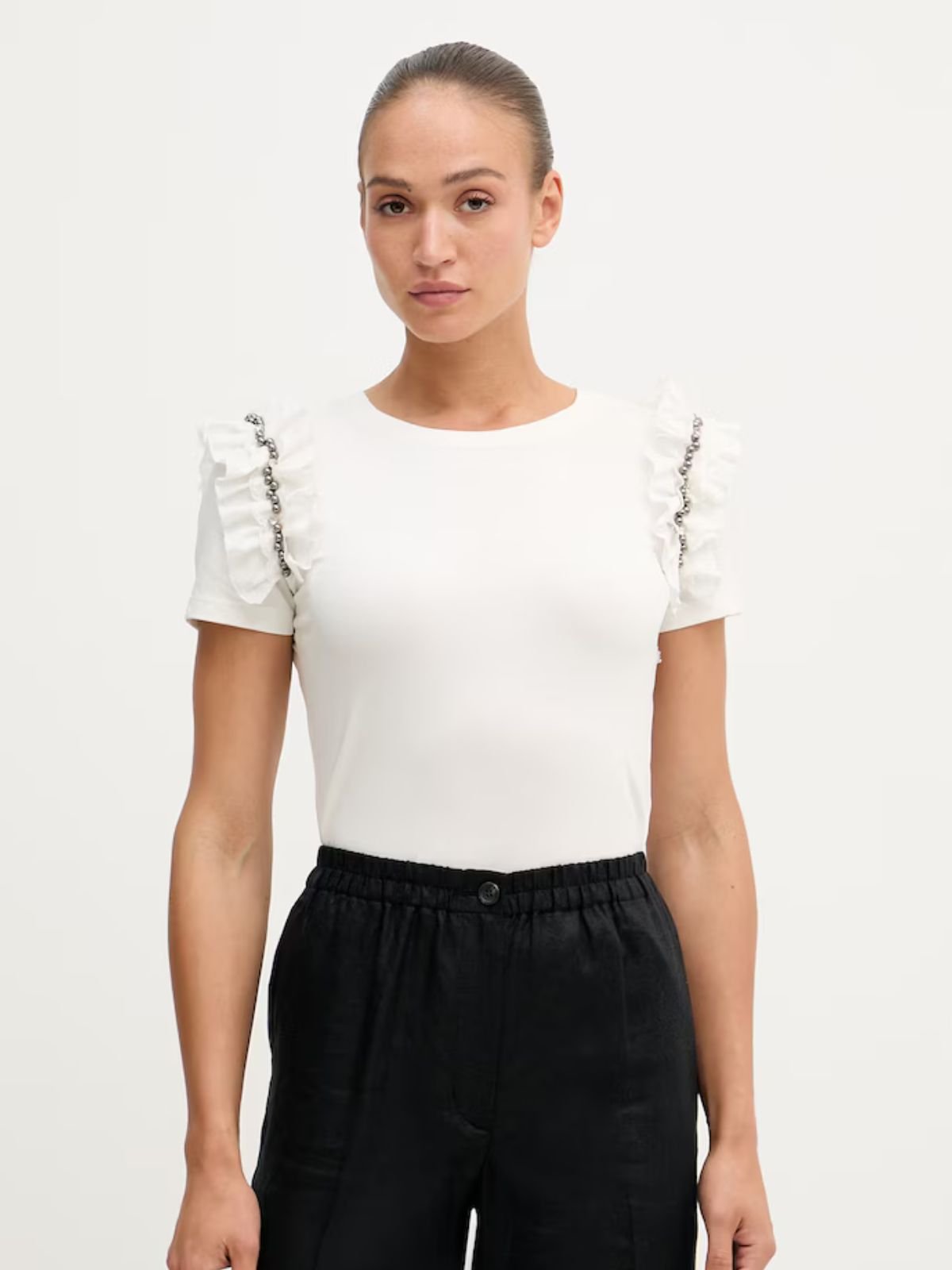 Gaudì - T-shirt con strass - Donna - World Fashion