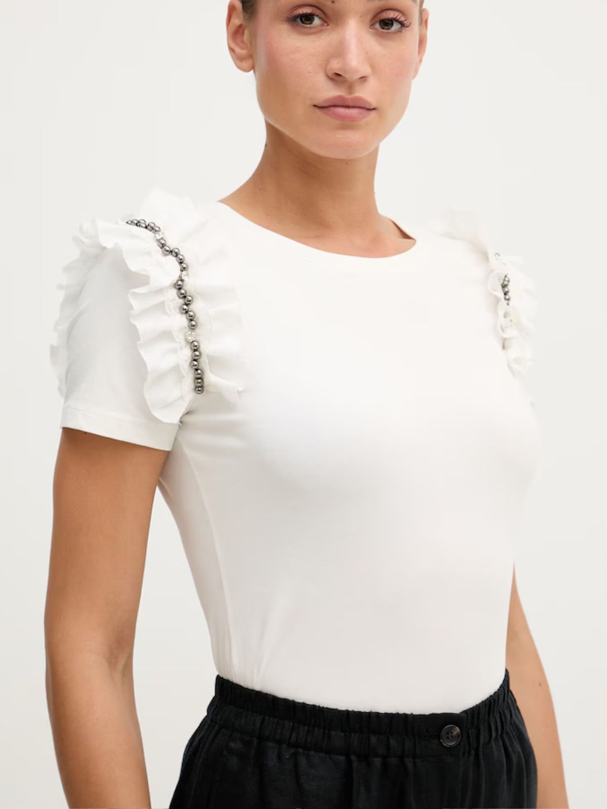 Gaudì - T-shirt con strass - Donna - World Fashion