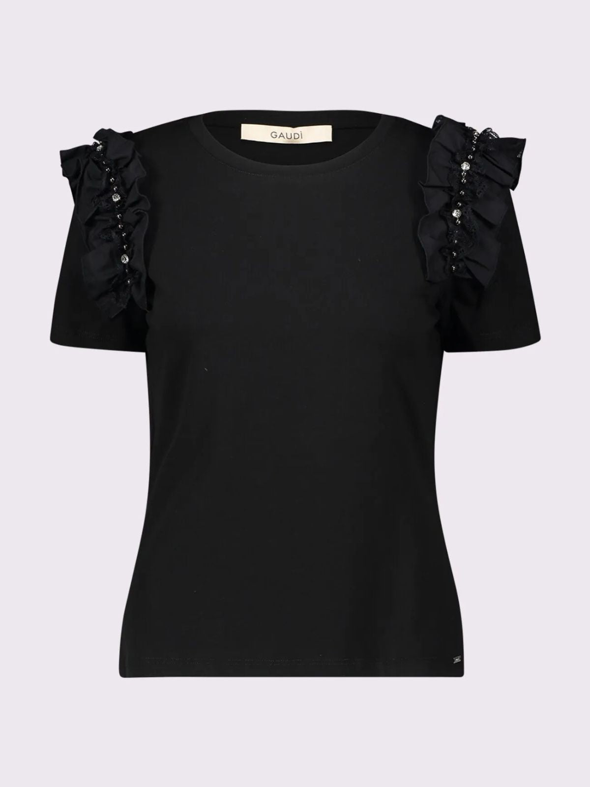 Gaudì - T-shirt con strass - Donna - World Fashion