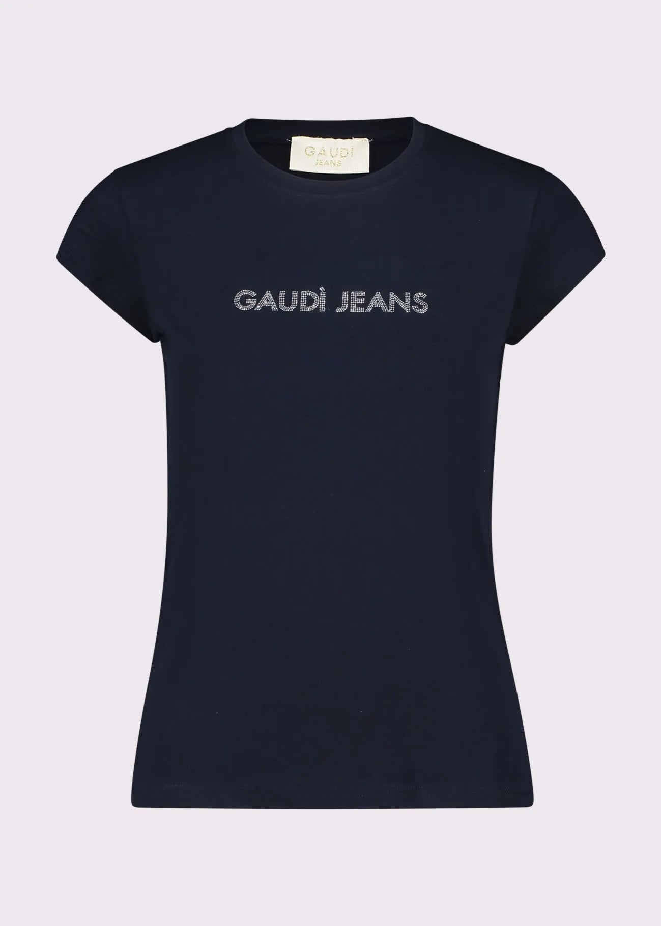 Gaudì - T-Shirt con strass e logo - Donna - World Fashion