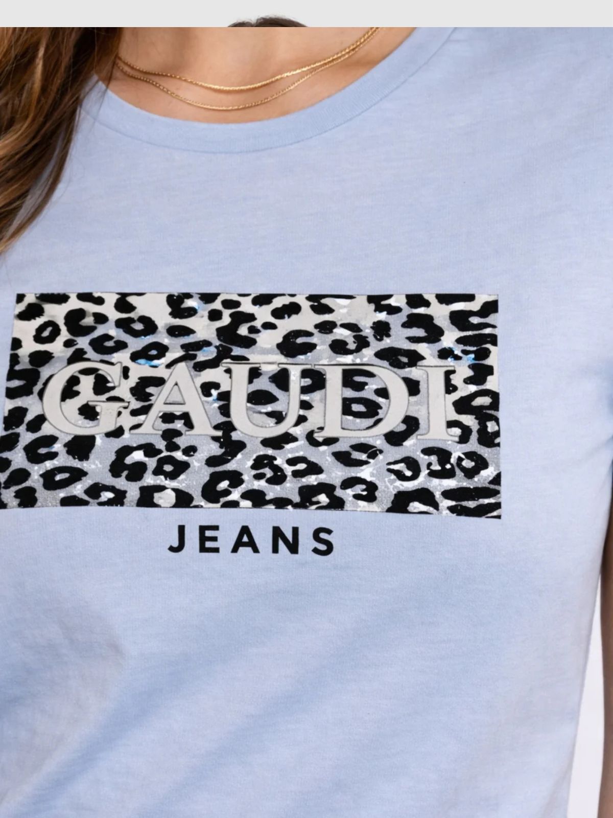 Gaudì - T-shirt girocollo con stampa sul davanti - Donna - World Fashion