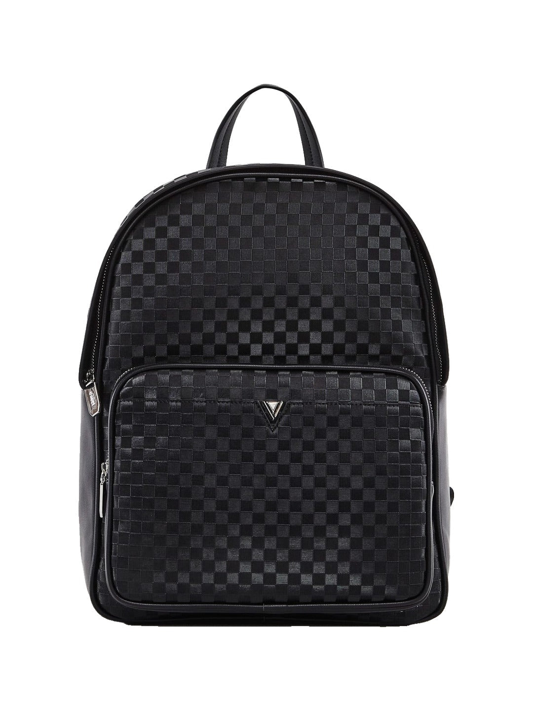 Gaudì - Zaino nero in similpelle check - Uomo - World Fashion