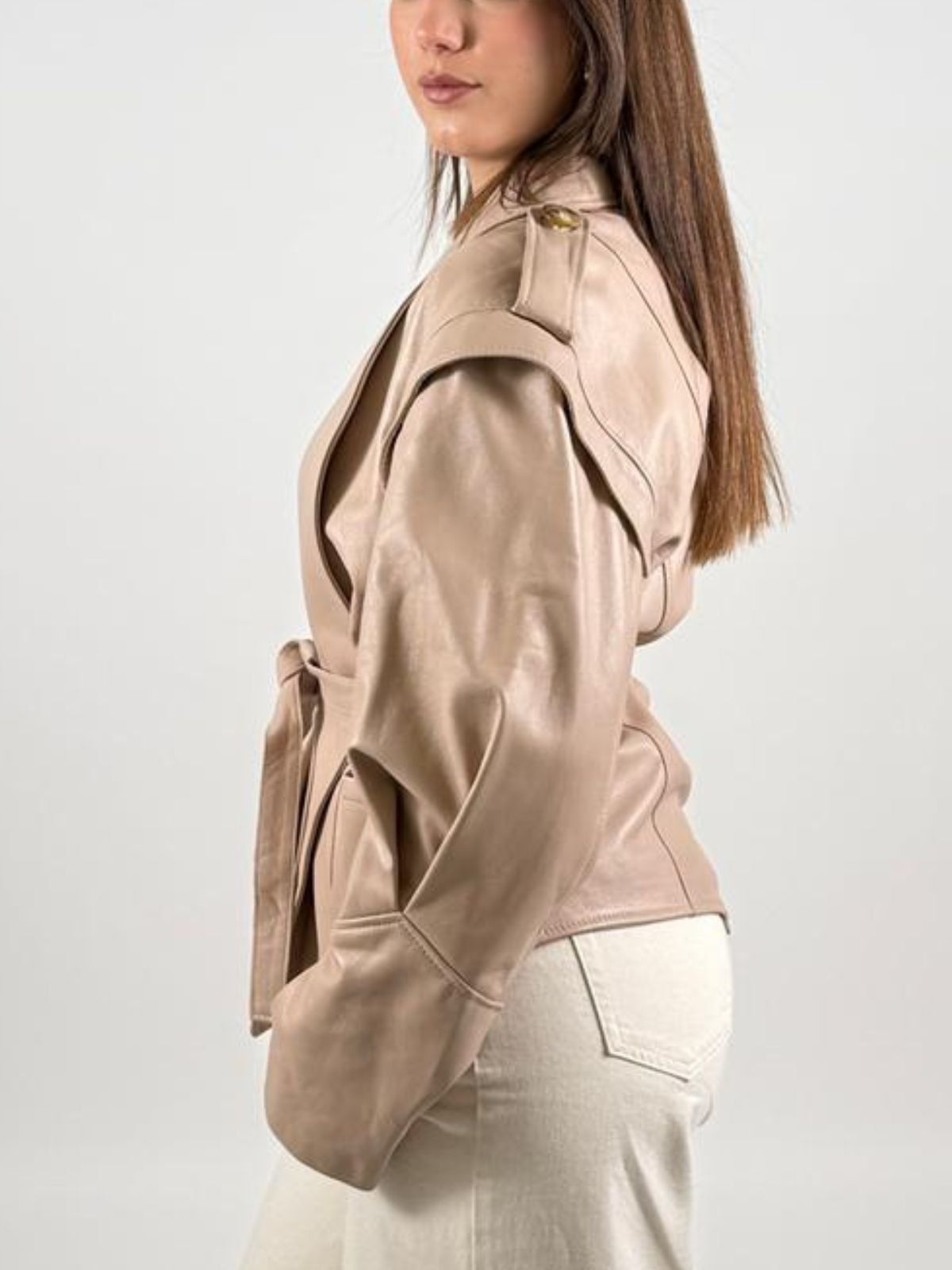 Giacca in Pelle Incrociata Donna - Vicolo - World Fashion