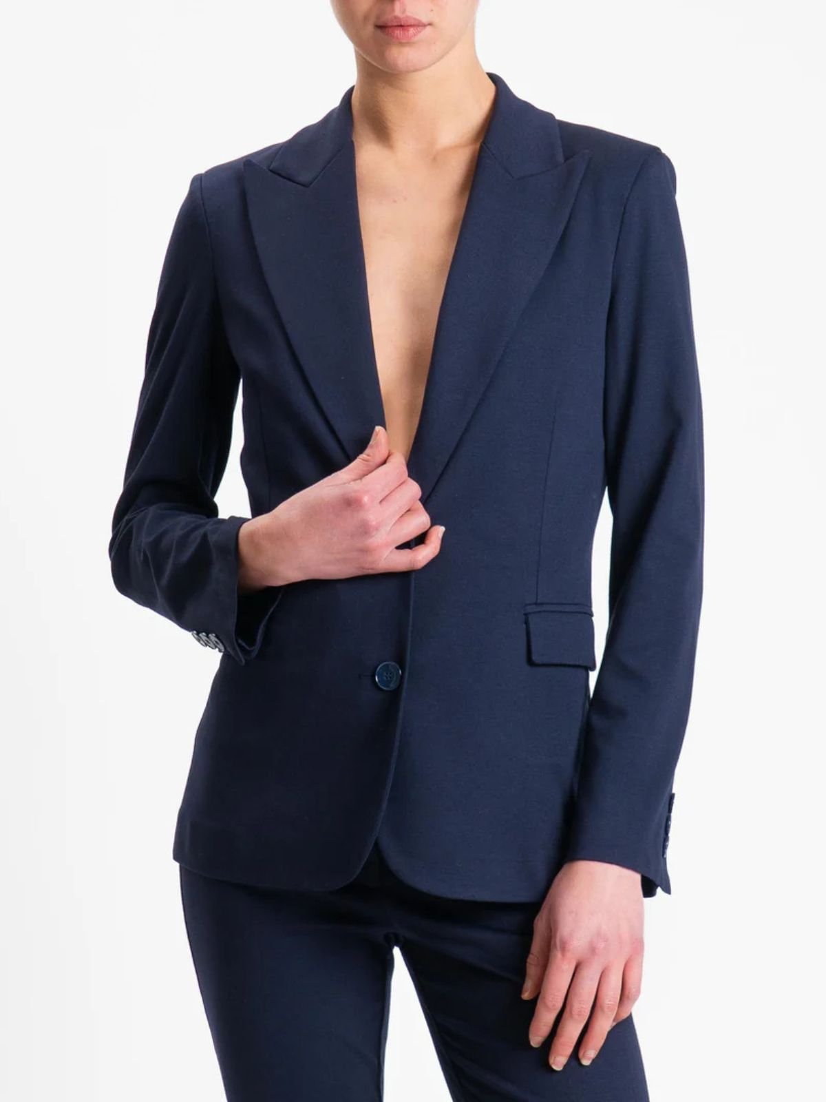 Giacca in punto milano monopetto Donna - Vicolo - World Fashion