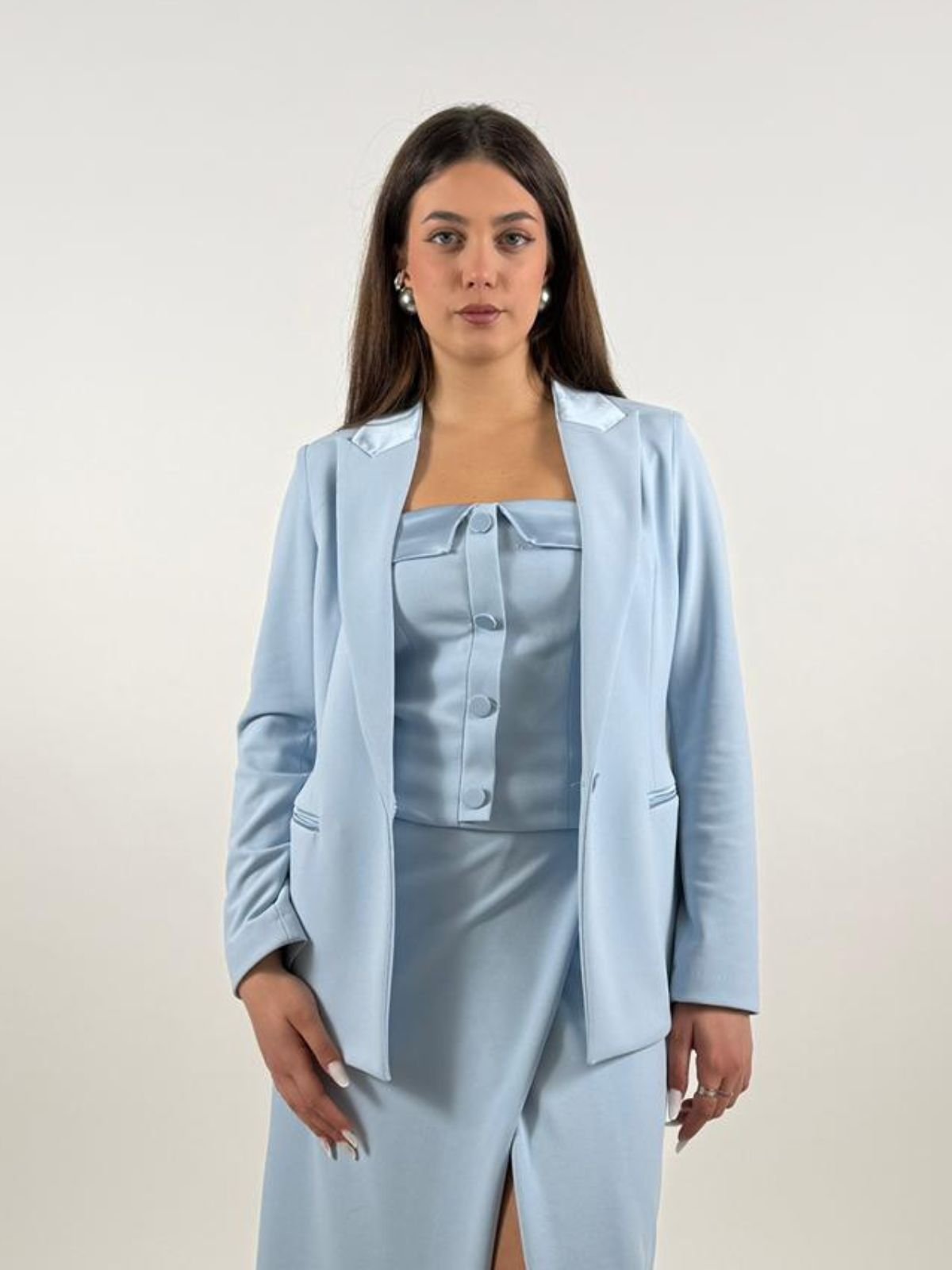 Giacca regolare scollo a rever classico Donna - Vicolo - World Fashion