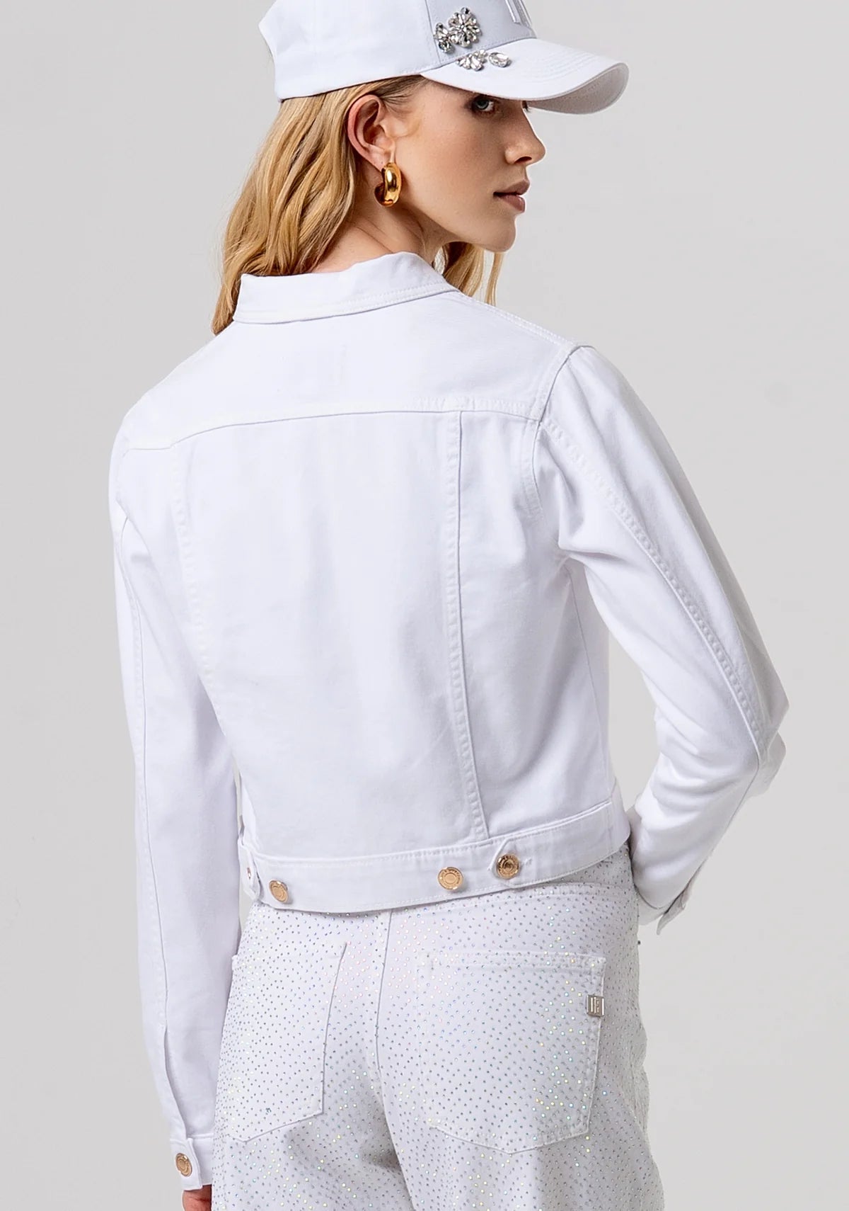 Giacca regular in tessuto bull Donna - Fracomina - World Fashion