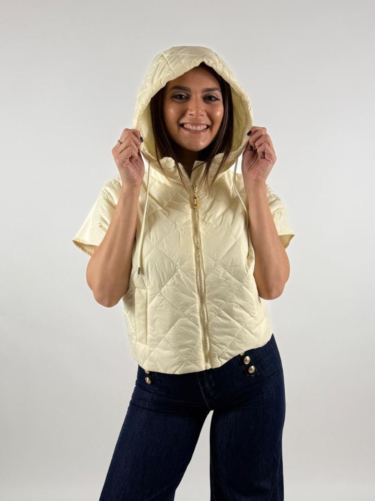 Giacca trapuntata con cappuccio Donna - Gaudì Jeans - World Fashion