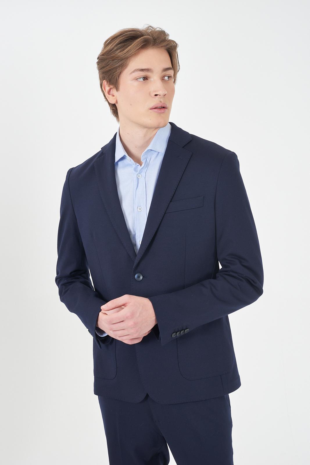 Giacca Uomo Classica, Tasche Applicate Uomo - Yes Zee - World Fashion