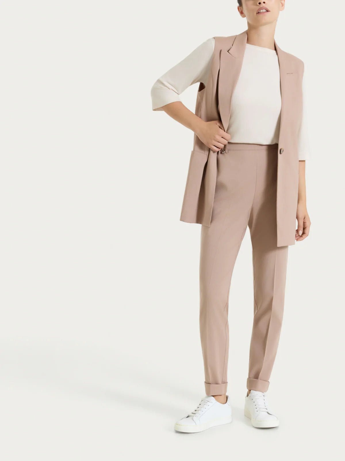 Gilet lungo in Super Natural Donna - Ragno - World Fashion