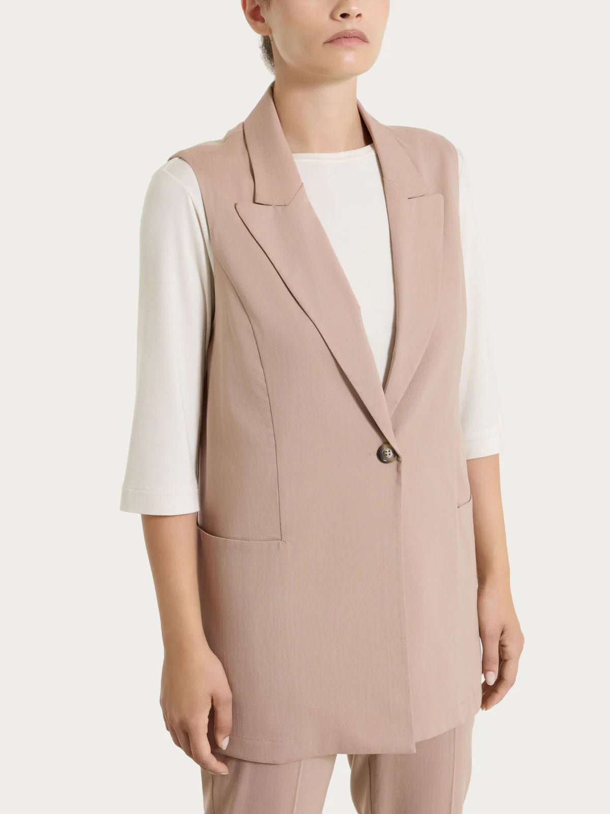 Gilet lungo in Super Natural Donna - Ragno - World Fashion