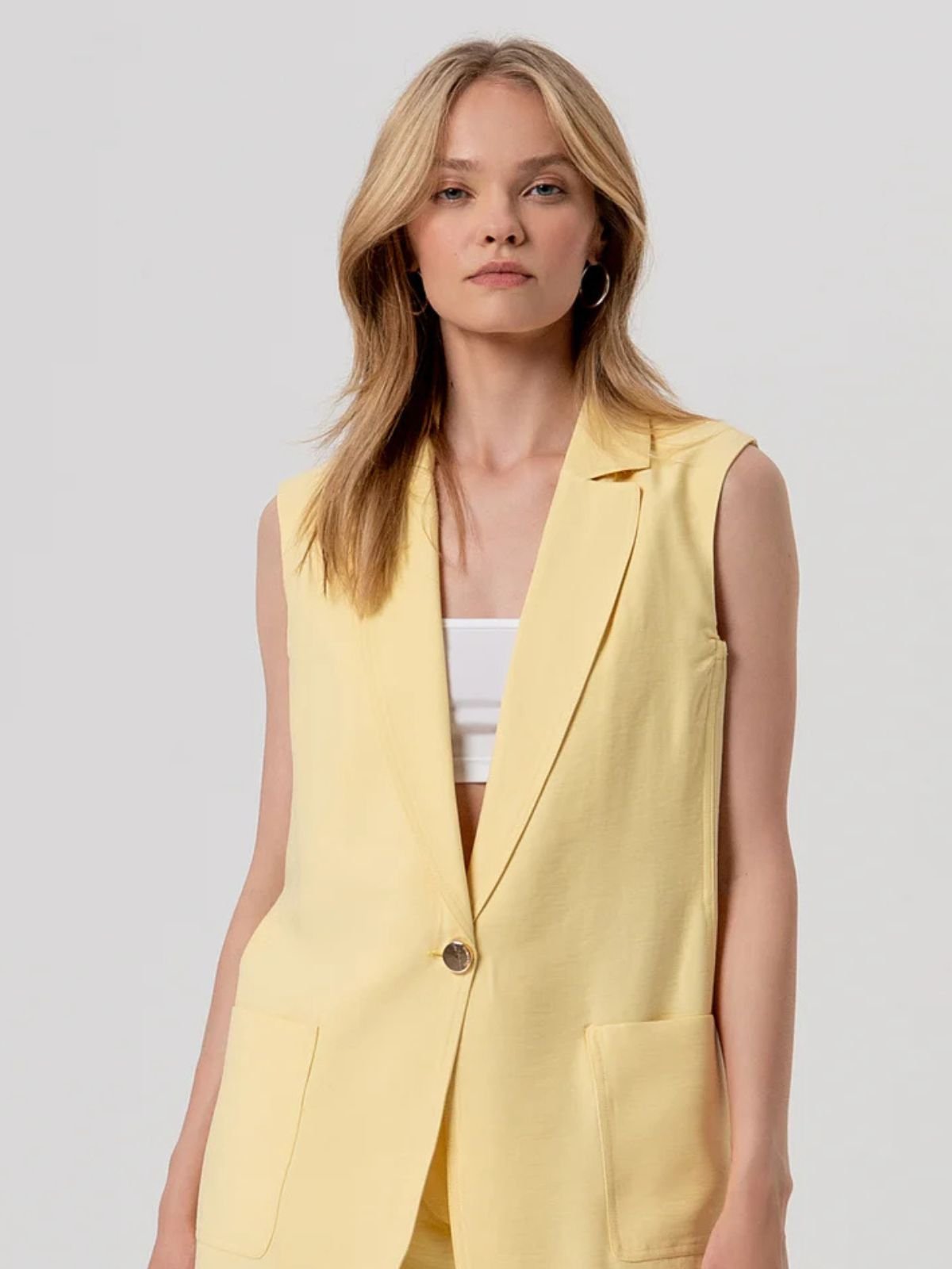 Gilet regular monopetto Donna - Fracomina - World Fashion