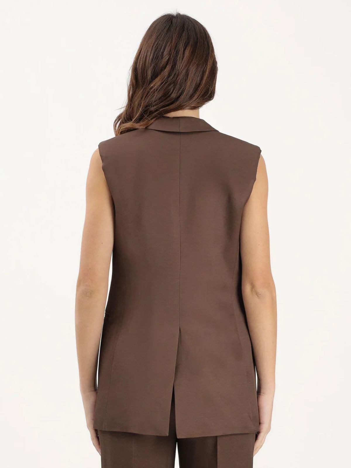 Gilet senza maniche con revers Donna - Vicolo - World Fashion