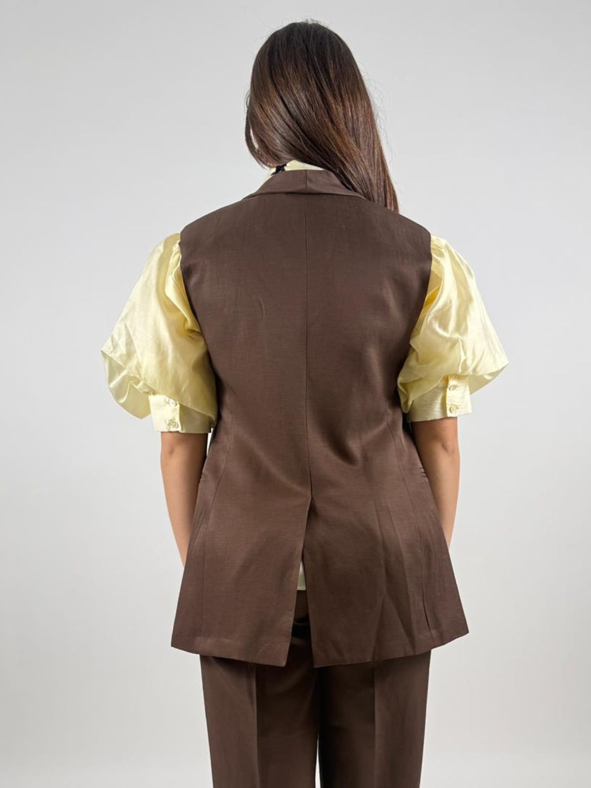 Gilet senza maniche con revers Donna - Vicolo - World Fashion