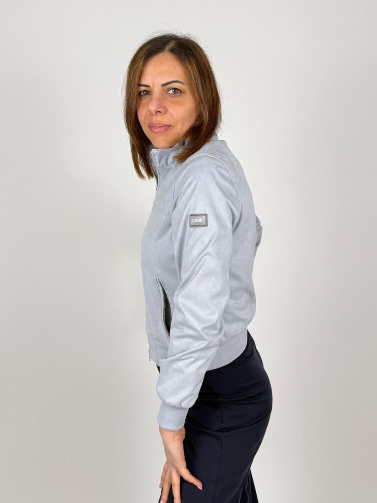 Giubbino Bomber In Tessuto Soft - Touch Donna - Yes Zee - World Fashion