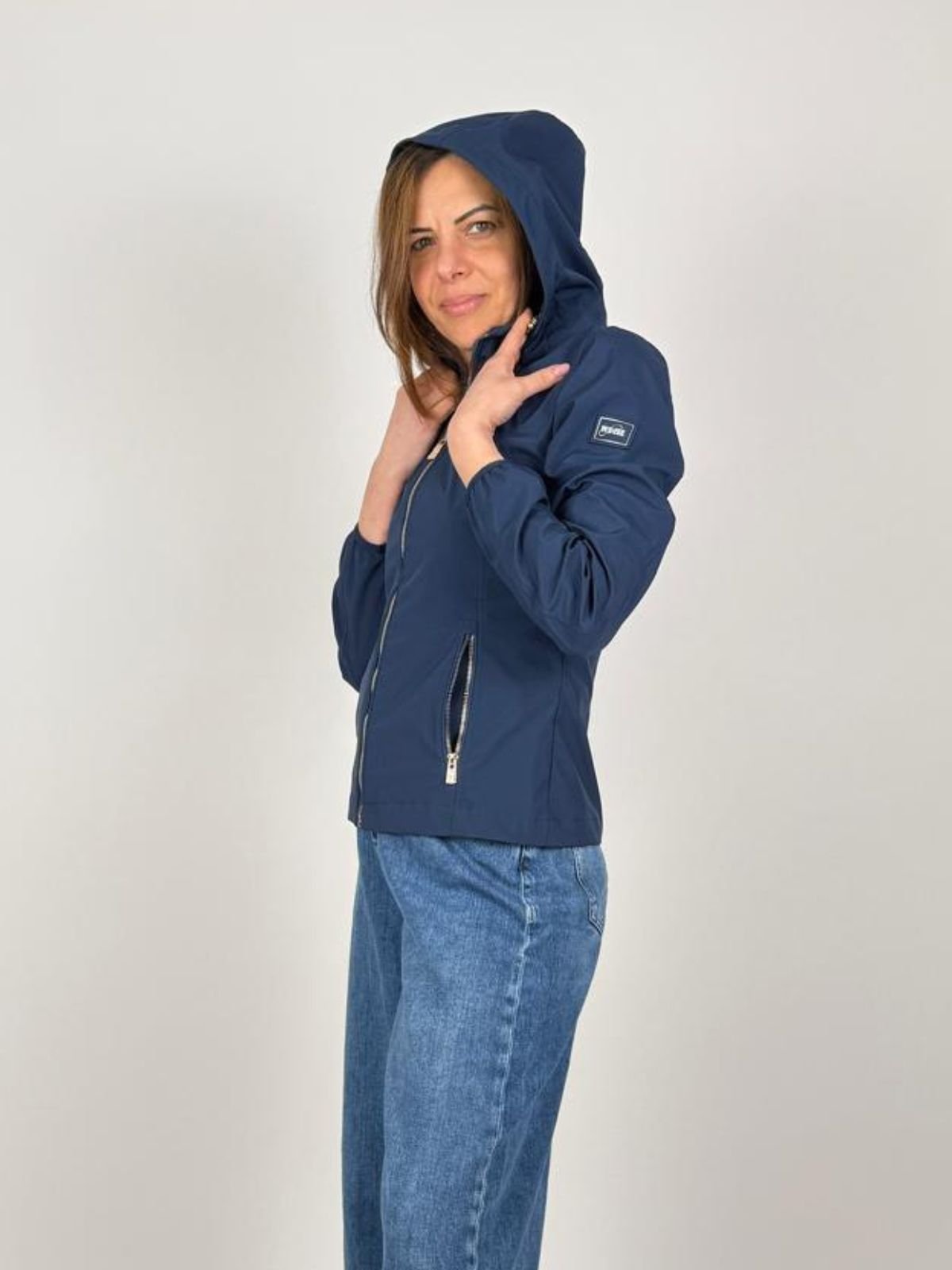 Giubbino In Softshell Sfoderato,Cappuccio Donna - Yes Zee - World Fashion