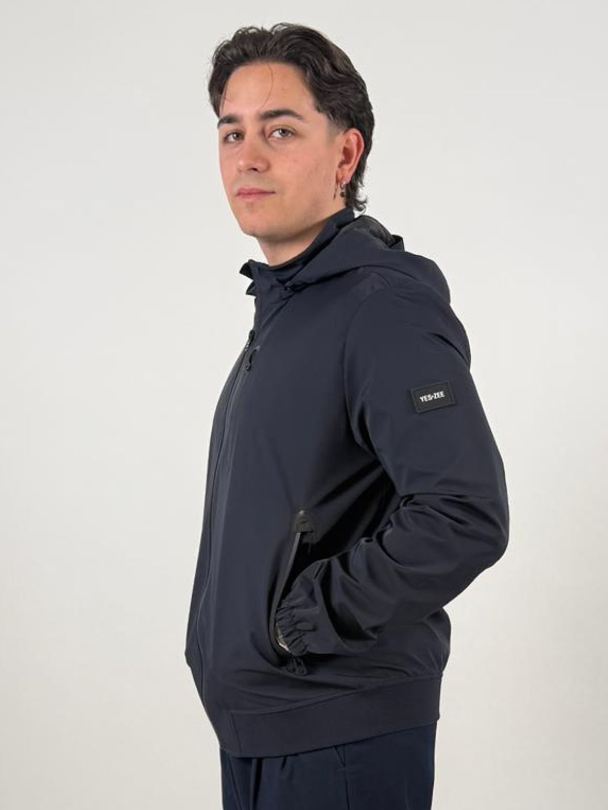 Giubbino tipo Bomber con Cappuccio rimovibile Uomo - Yes Zee - World Fashion