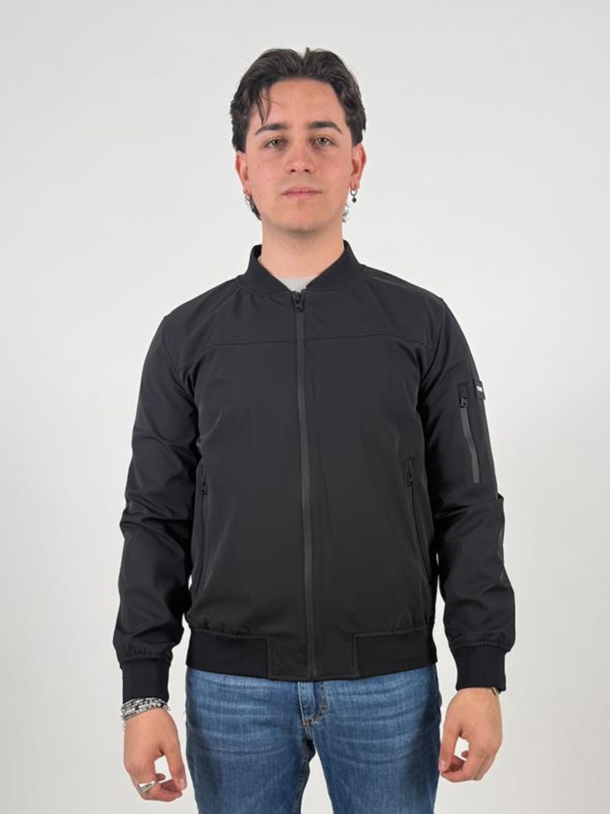 Giubbino tipo Bomber Uomo - Yes Zee - World Fashion