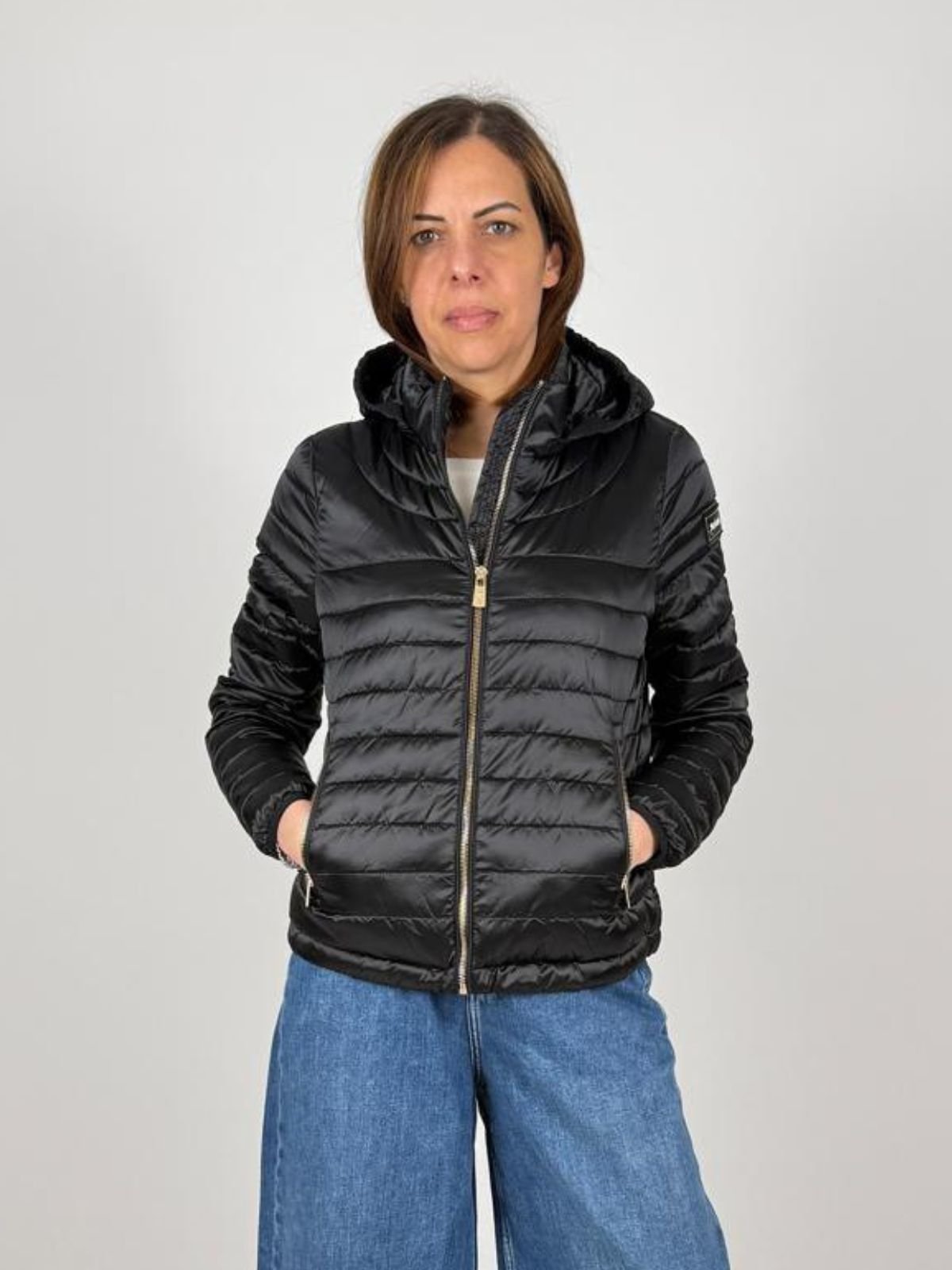 Giubbino Trapuntato, Cappuccio Staccabile Donna - Yes Zee - World Fashion