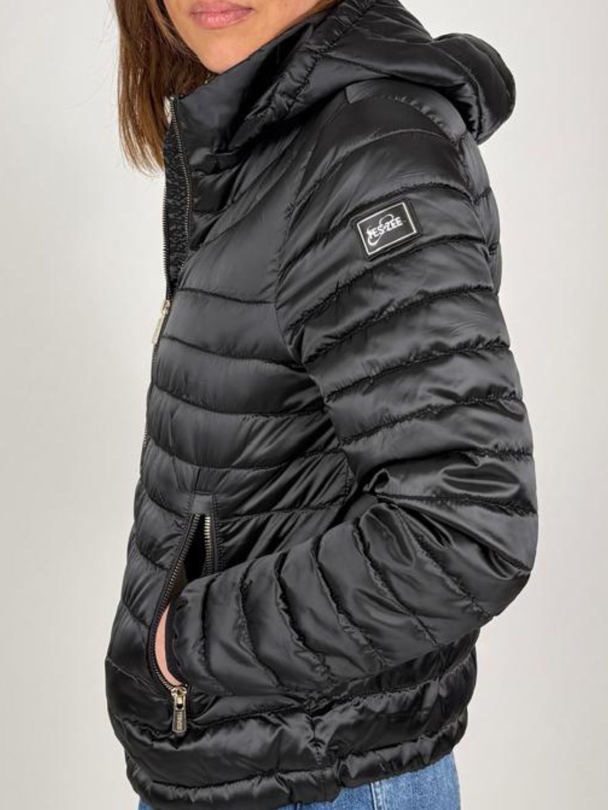 Giubbino Trapuntato, Cappuccio Staccabile Donna - Yes Zee - World Fashion