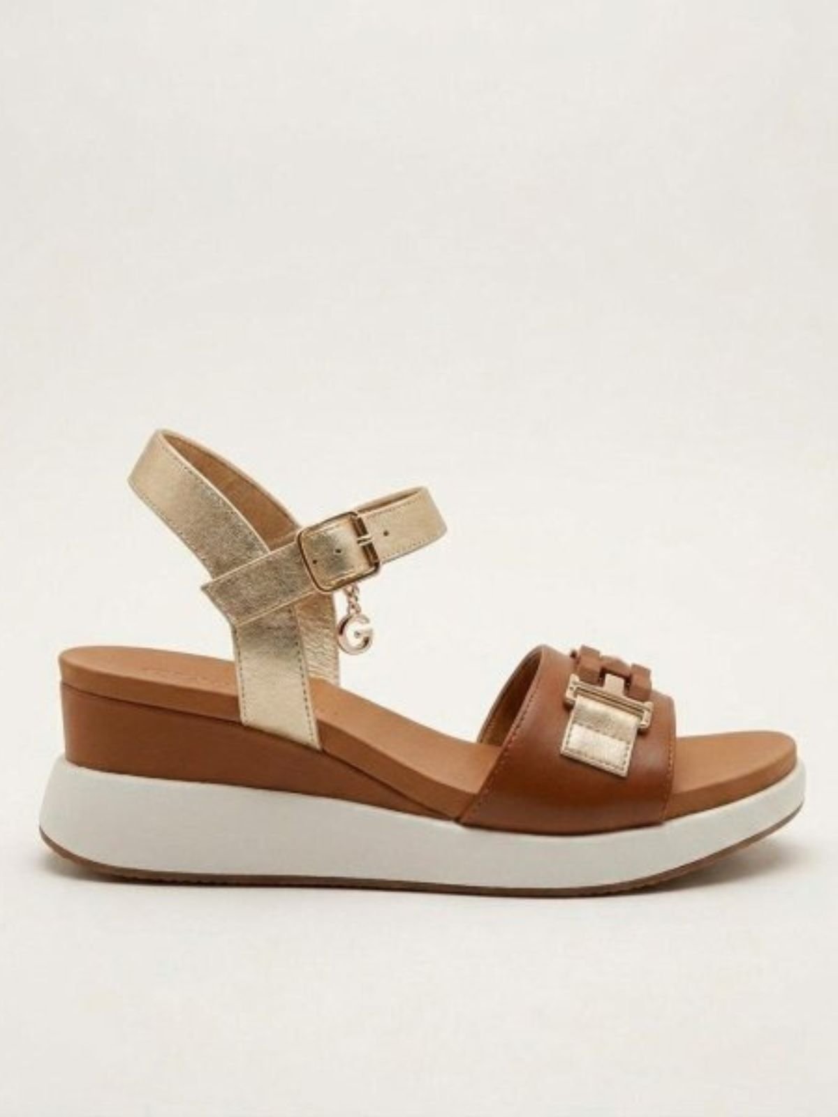 Gold&Gold - Sandalo platform con catena - Donna - World Fashion